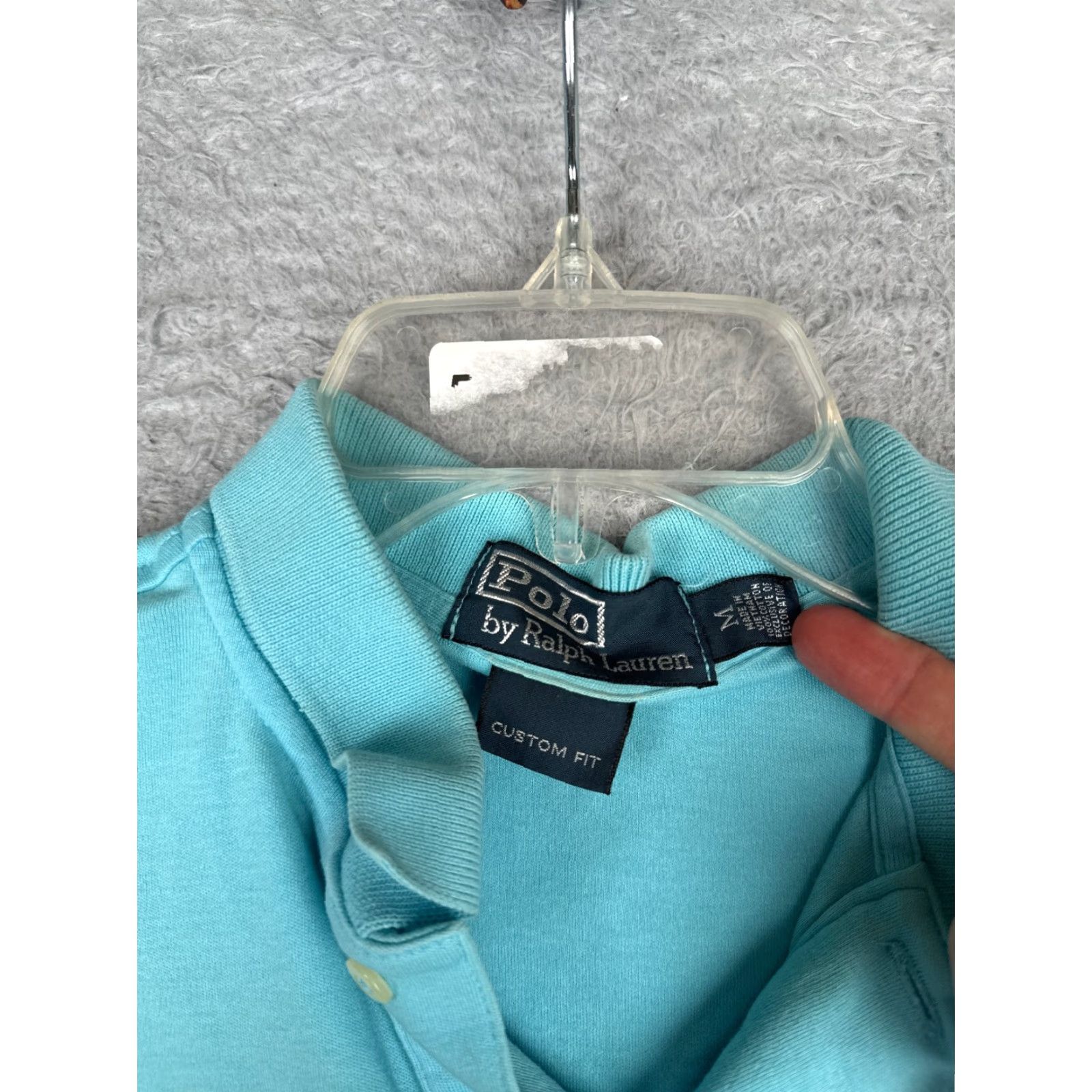 Ralph Lauren VINTAGE Polo Ralph Lauren Shirt Men Medium Blue 100% Cotton Custom Fit READ Size US M / EU 48-50 / 2 - 7 Thumbnail