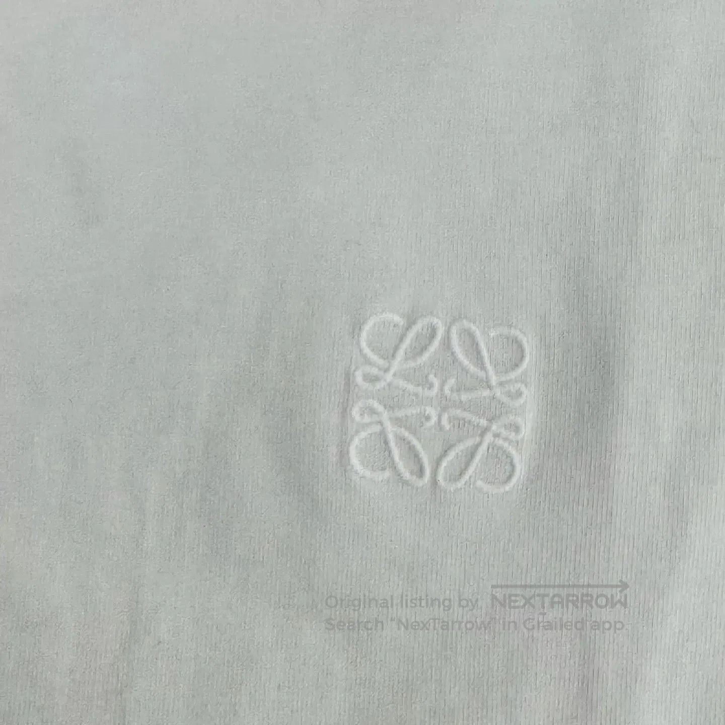 Loewe Loewe White Embroidered Logo Short Sleeve Tee. Size XS / US 0-2 / IT 36-38 - 5 Thumbnail