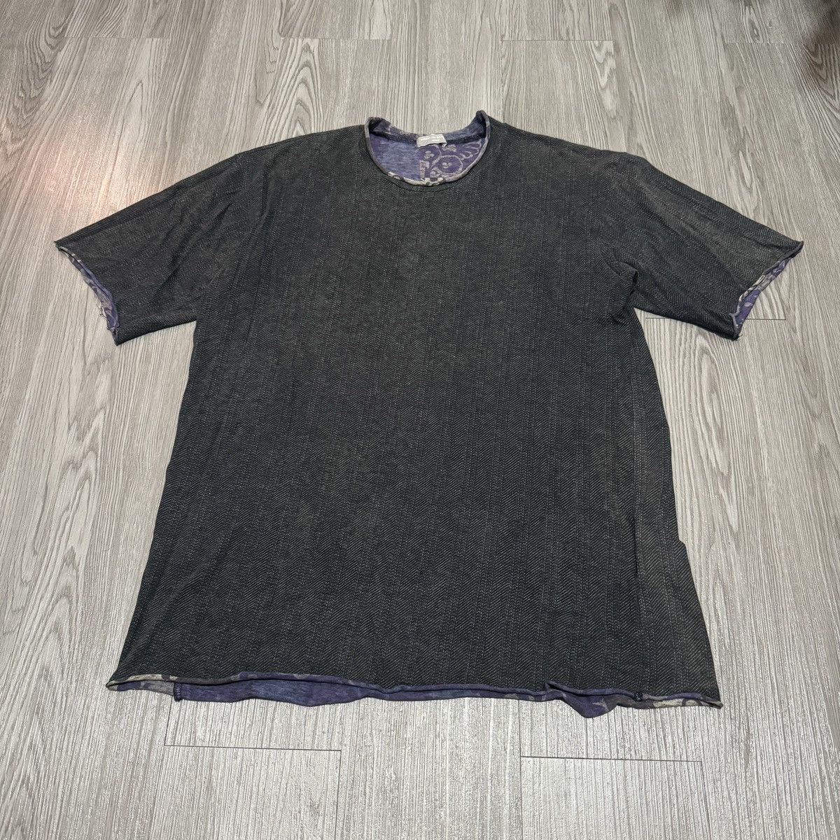 【COMME des GARCONS】INSIDE OUT PRINTED T-SHIRT カットソー Comme Des Garcons Inside Out | Grailed