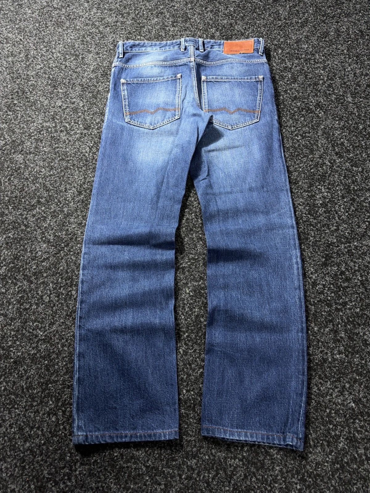 Hugo Boss Luxury Hugo Boss Orange Vintage Y2K Straight Fade Jeans W30 Size US 30 / EU 46 - 11 Thumbnail