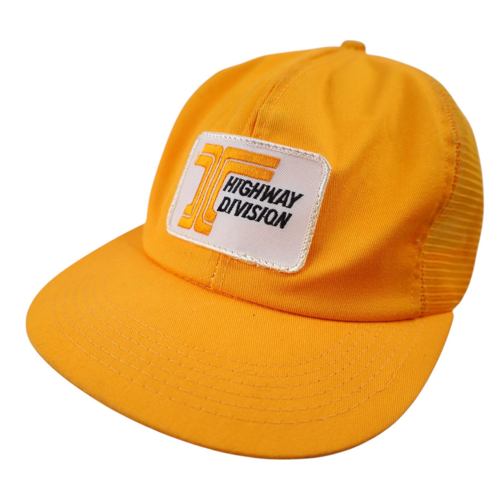 Vintage Vintage Highway Division Patch Mesh Snapback Trucker Hat Size ONE SIZE - 1 Thumbnail