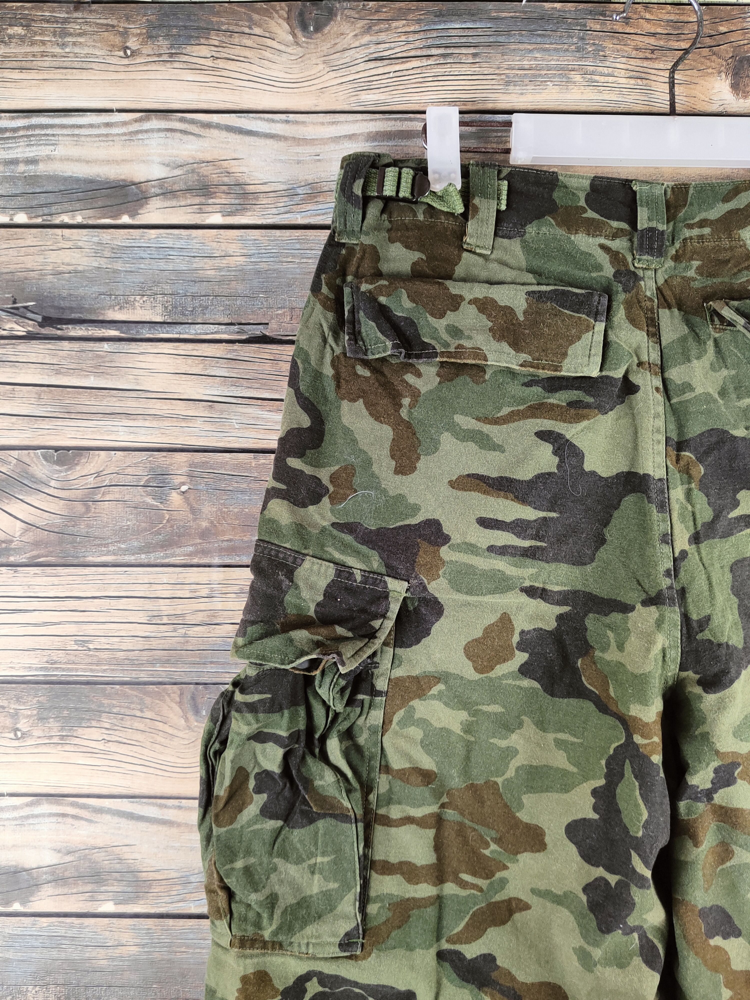 Japanese Brand Evenriver Camouflage Multipocket Cargo Pants #S2885 Size US 32 / EU 48 - 8 Thumbnail