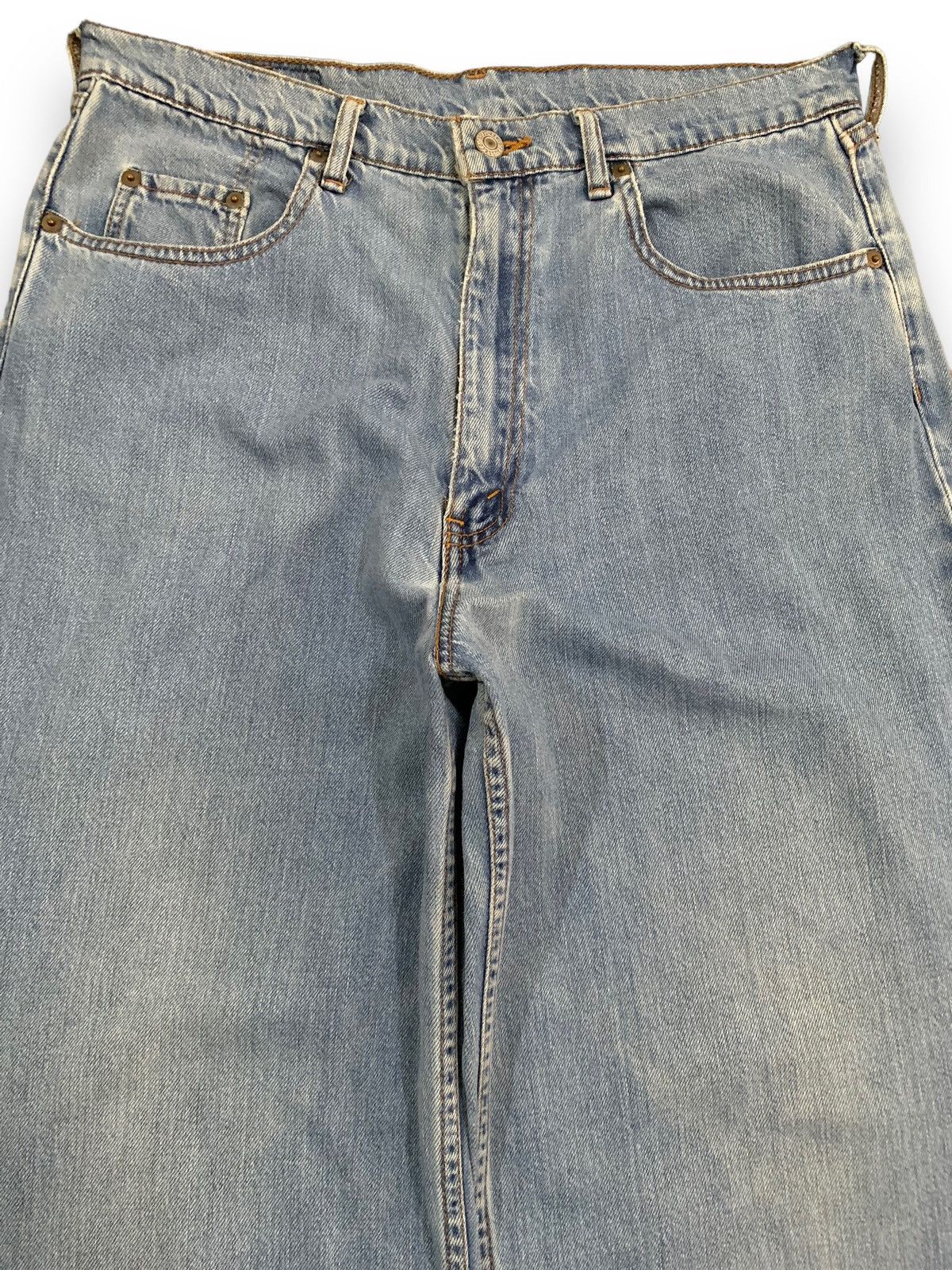 Levi's Vintage 90s Levis 529 White Tab Blue Washed Baggy Jeans Size US 32 / EU 48 - 3 Thumbnail