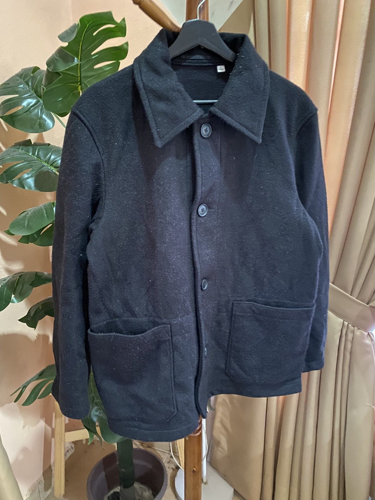 Uniqlo Uniqlo U Black Fleece Work Jacket Medium Minimalist Utility Size US M / EU 48-50 / 2 - 5 Thumbnail