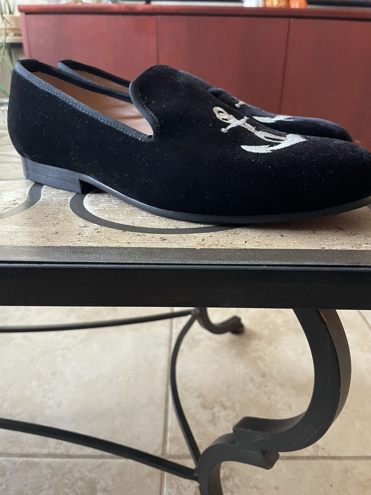 Other Ferucci Formal Slip Ons Velvet w/Anchors Size US 11 / EU 44 - 3 Thumbnail