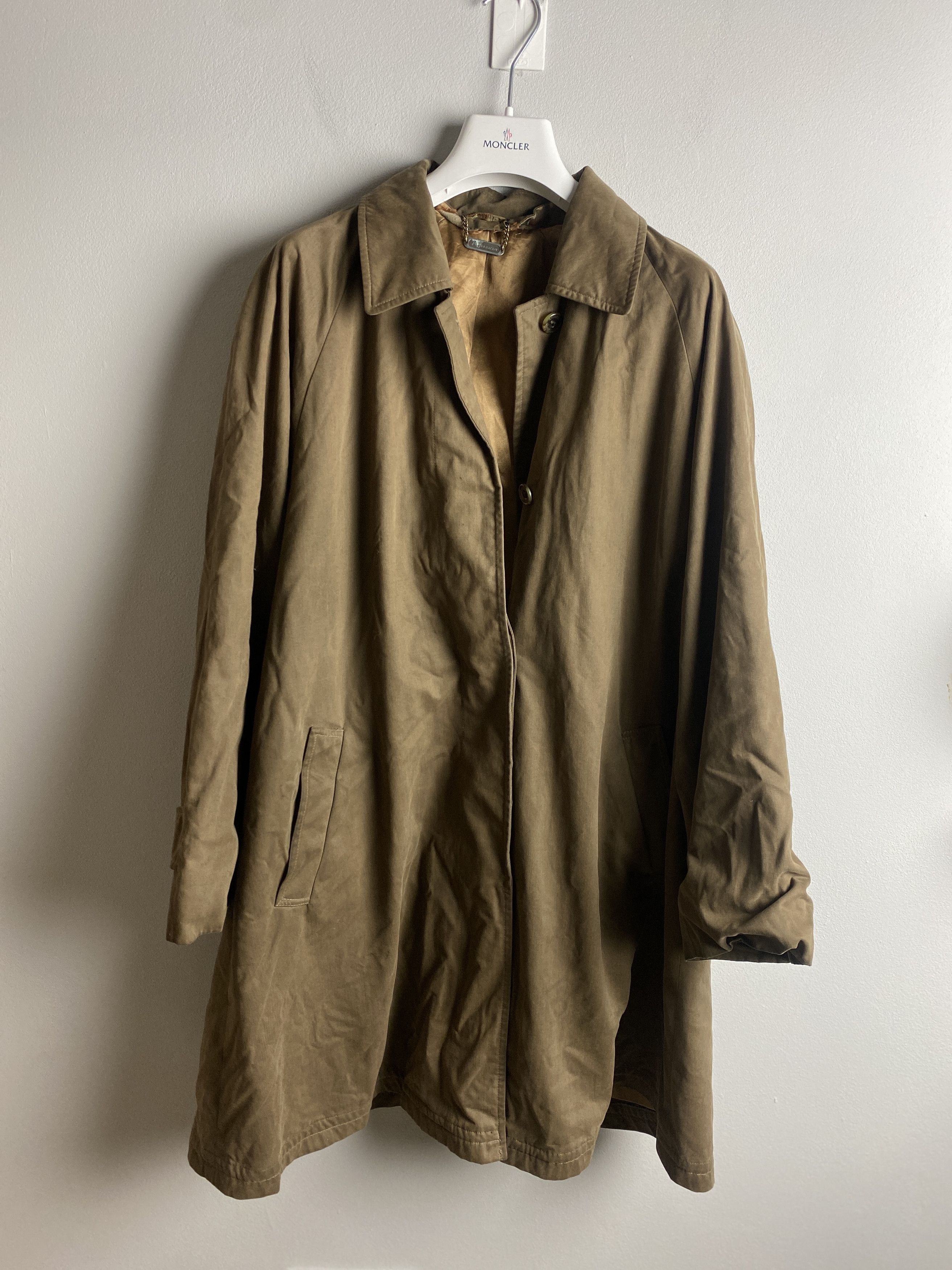 Aquascutum × Vintage Aquascutum vintage beige coat Size L / US 10 / IT 46 - 1 Thumbnail