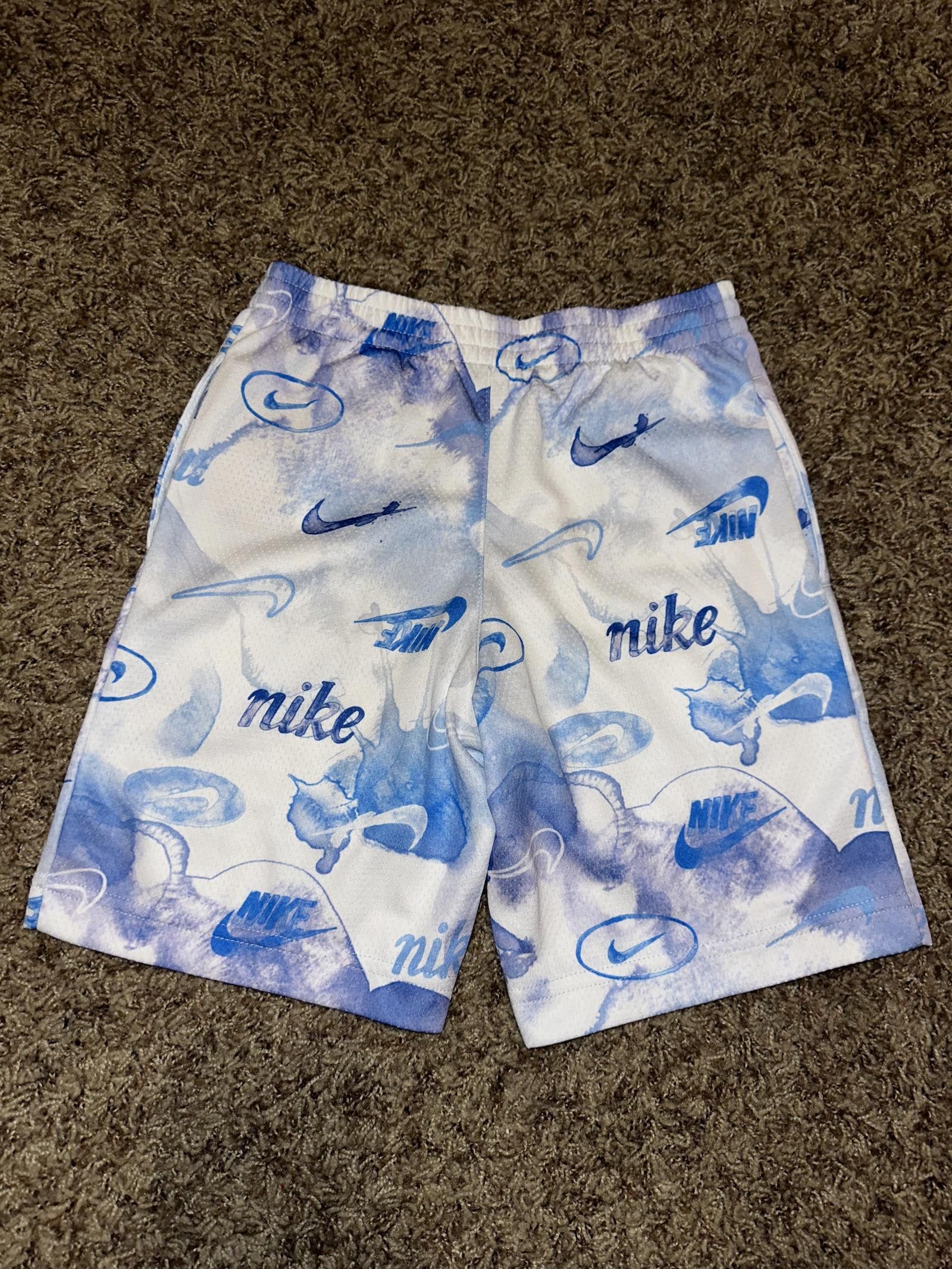 Nike Nike Little Kids (boys) Daze Watercolor Logo Print Shorts Size US 26 / EU 42 - 7 Thumbnail