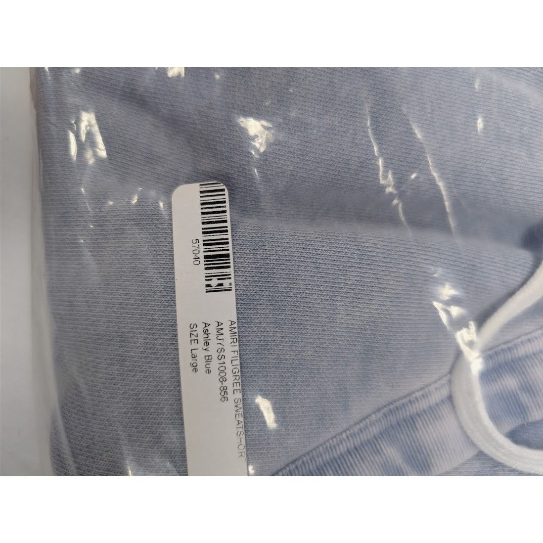 Amiri o1rshd1 Amiri Filigree Sweatshort Shorts in Ashley Blue Size US 34 / EU 50 - 18 Thumbnail