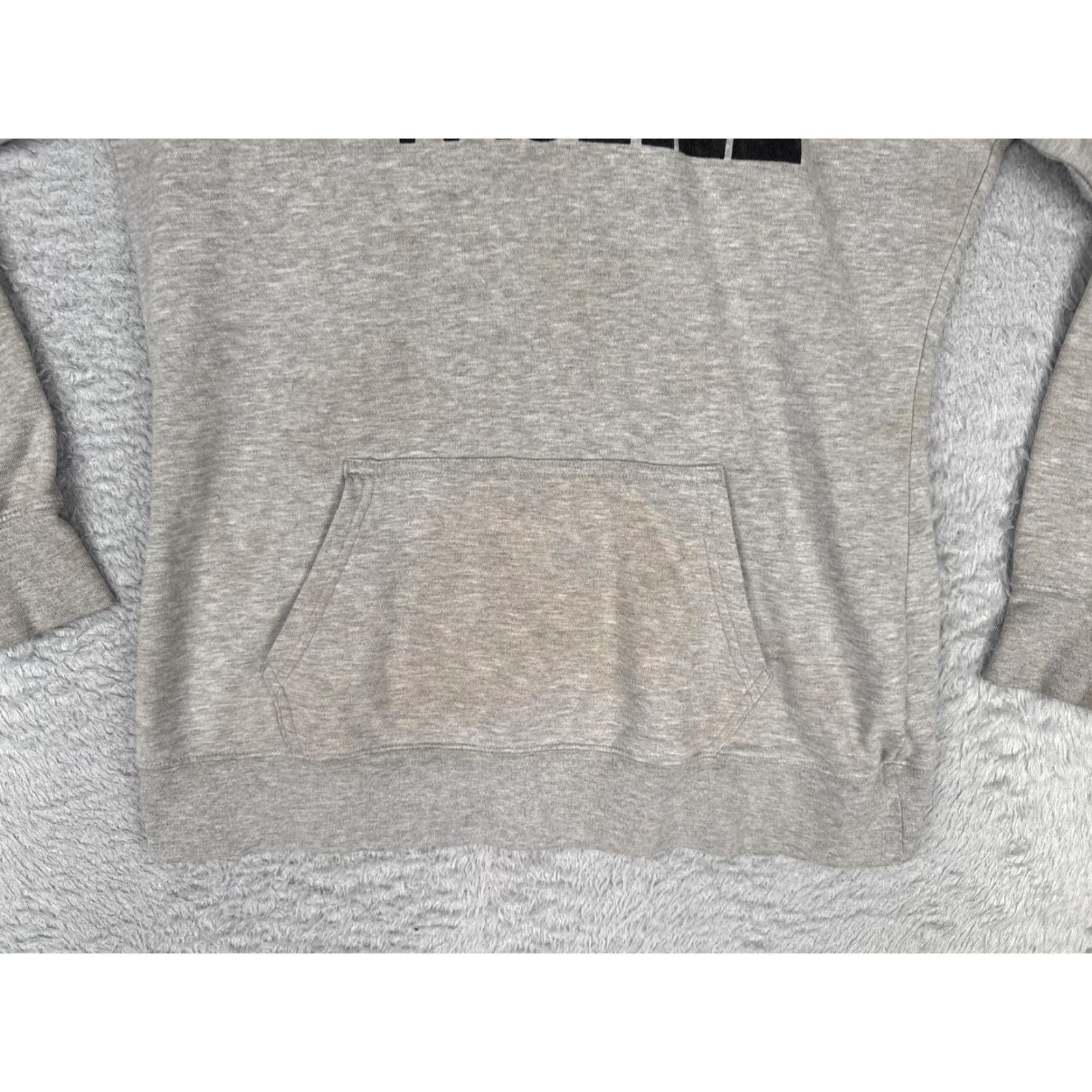The North Face The North Face Hoodie Womens M Gray Pullover Logo Fleece Sweatshirt STains Size M / US 6-8 / IT 42-44 - 5 Thumbnail