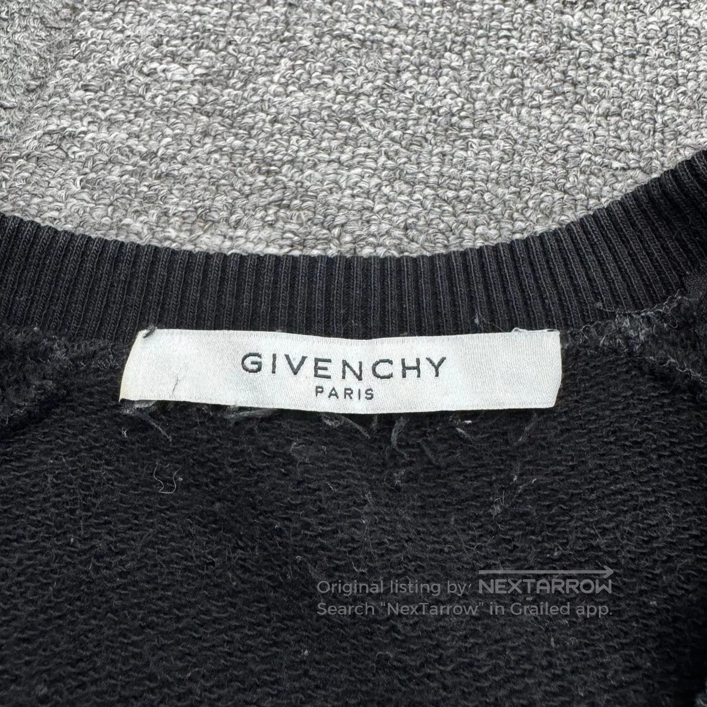 Givenchy Givenchy Distressed Printed Sweatshirt. Size US XL / EU 56 / 4 - 2 Thumbnail