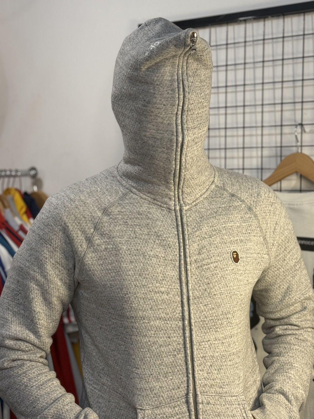 Bape A BATHING APE® One Point Regular Fit Full Zip Hoodie. Size S / US 4 / IT 40 - 3 Thumbnail