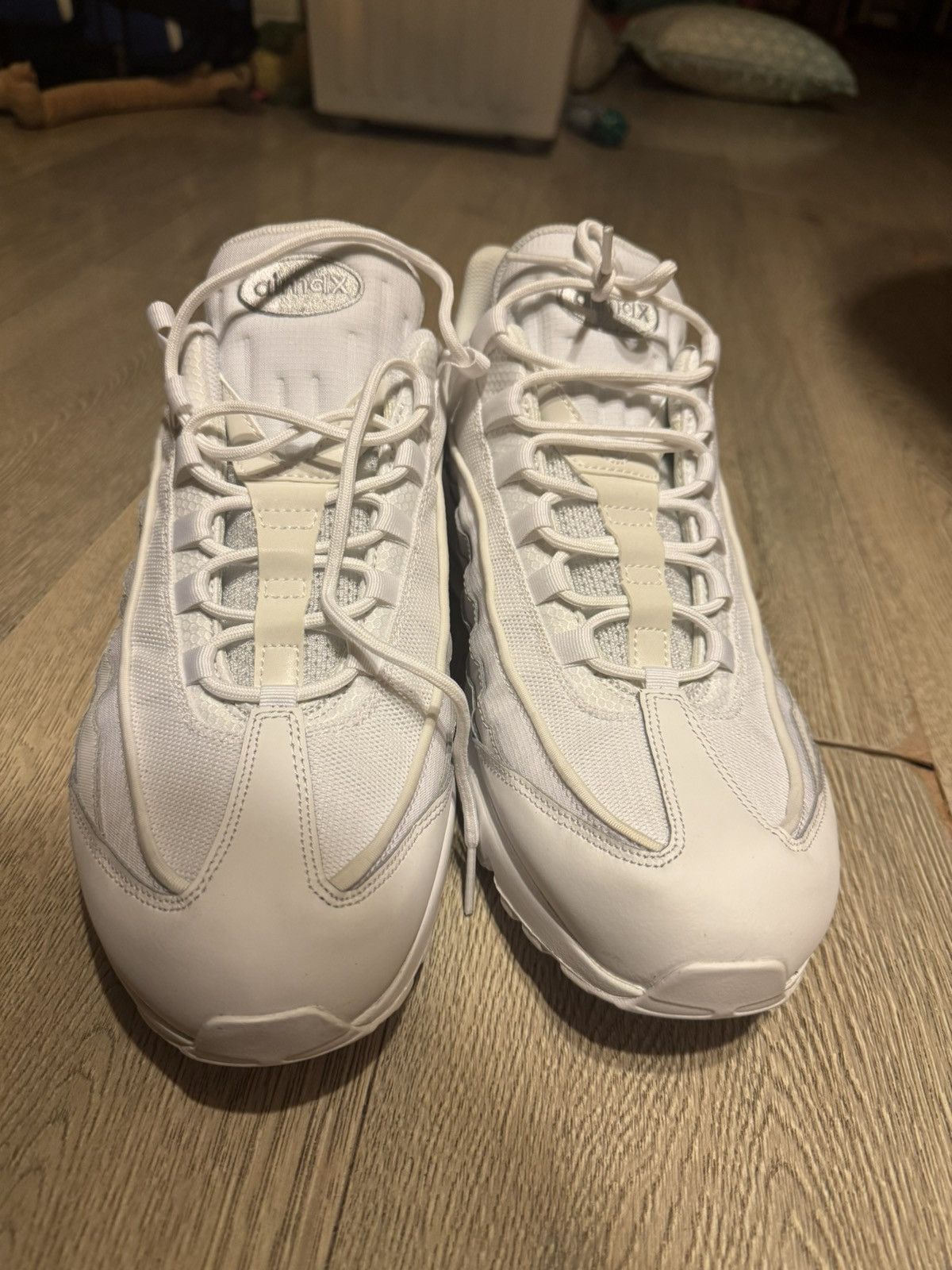 Nike Pure white air max 95 Size US 15 / EU 48 - 2 Thumbnail