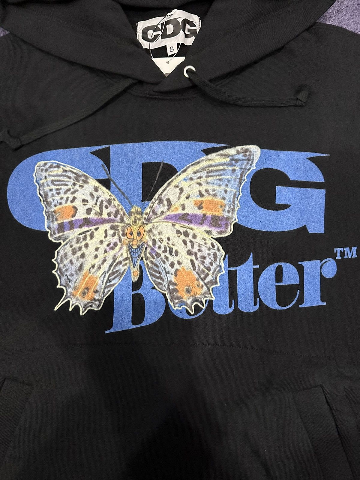 CDG by Comme des Garcons CDG x Better Butterfly Hoodie Size US S / EU 44-46 / 1 - 2 Thumbnail