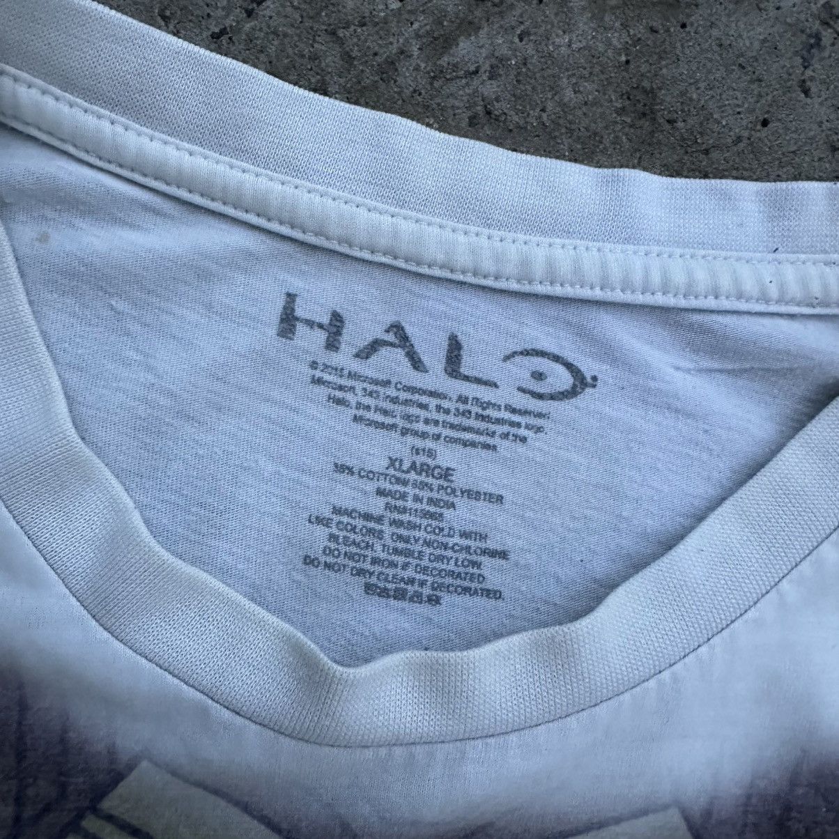Halo Vintage Adult Halo T-shirt Big Logo Cartoon Movie Joke Y2K Size US XXL / EU 58 / 5 - 7 Thumbnail