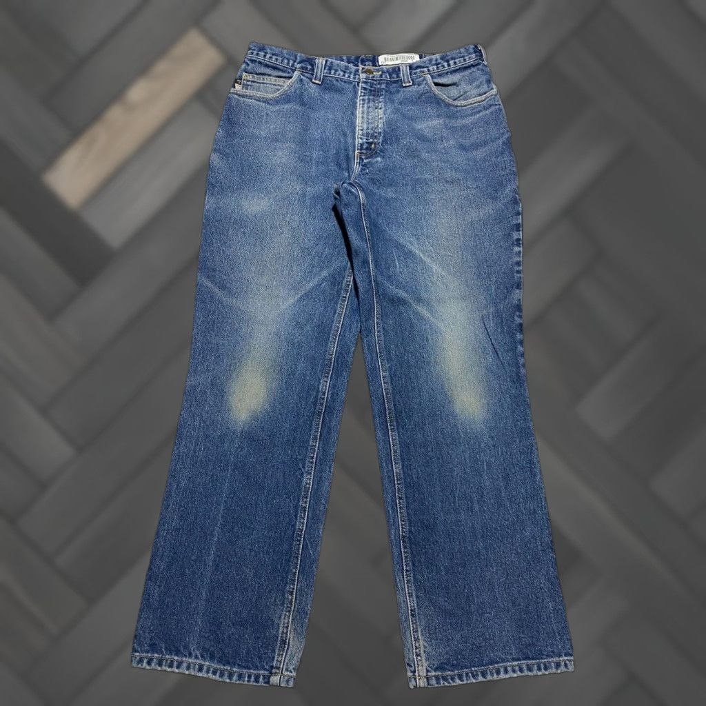 Carhartt VINTAGE Carhartt FR Men’s Jeans 38x32 Blue Flame-Resistant ARC2 NFPA2112 Denim 5-Pocket Mens Jeans Size US 38 / EU 54 - 1 Thumbnail