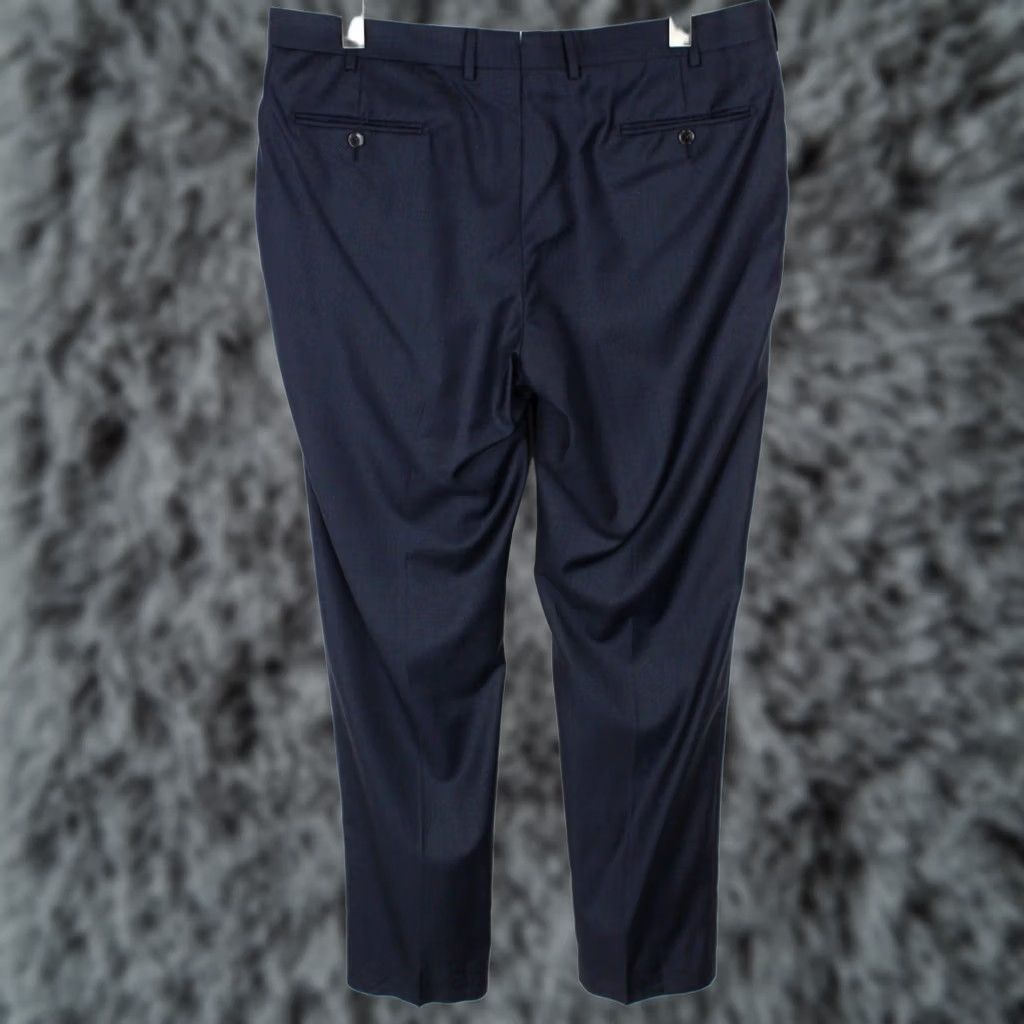 Suitsupply Suitsupply Brescia Int Trousers Men UK 46S Wool Pleated Tapered Blue Size US 30 / EU 46 - 1 Thumbnail
