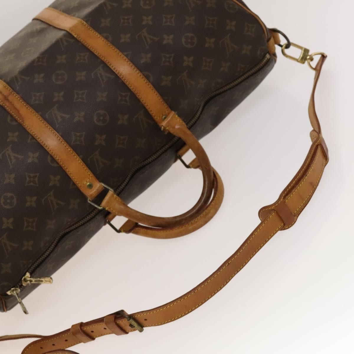 Louis Vuitton LOUIS VUITTON Monogram Keepall Bandouliere 50 Boston Bag Size ONE SIZE - 7 Thumbnail
