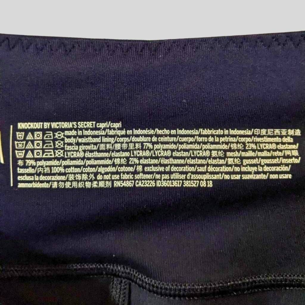 Victoria's Secret Victoria's Secret Sport Knockout Capri Activewear Pants M Bl Size 28" / US 6 / IT 42 - 3 Thumbnail
