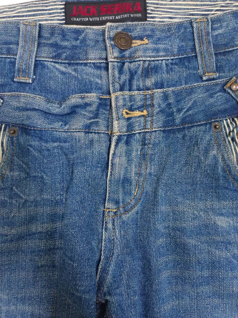 If Six Was Nine × Japanese Brand Jack Serika Double Waist Jeans Punk Seditioneries Style Size US 32 / EU 48 - 9 Thumbnail