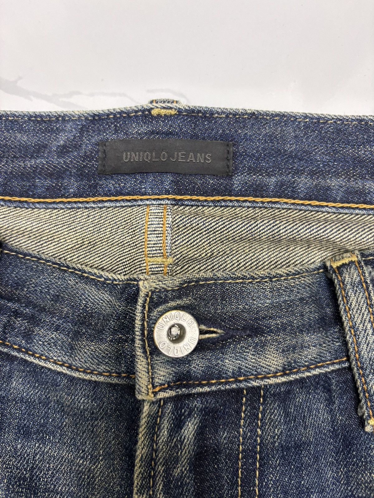 Undercover × Uniqlo UNIQLO VINTAGE JAPAN MUD WASH DENIM JEANS Size US 35 - 10 Thumbnail