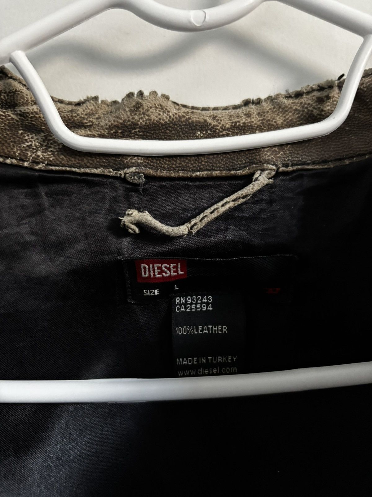 Diesel Diesel Leather Jacket Size US L / EU 52-54 / 3 - 6 Thumbnail