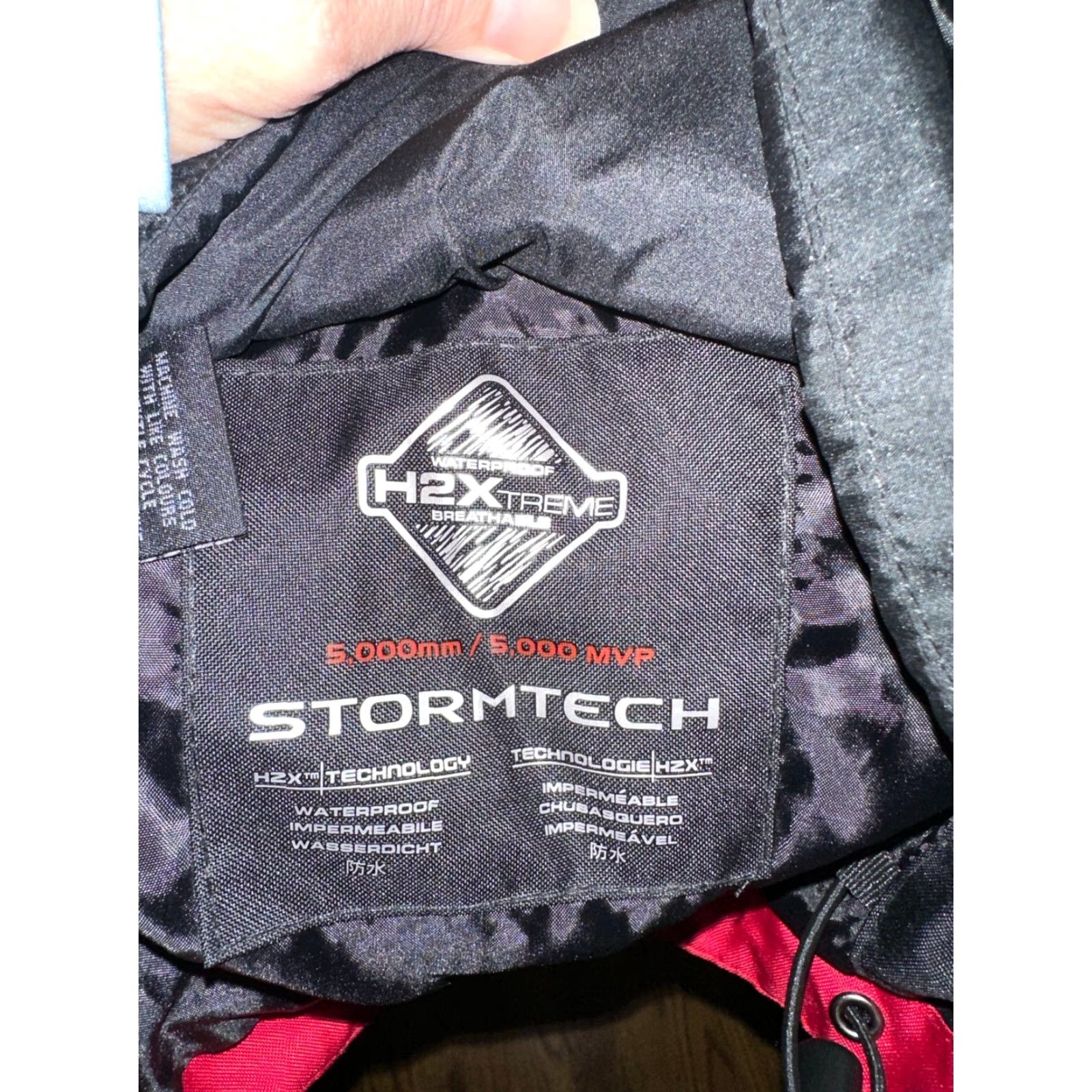 Stormtech Stormtech H2XTREME 3-in-1 Jacket Mens XL Black Red Stormtech 3-in-1 Jacket, Zip Front, Polyester, Winter Weather, Machine Washable Size US XL / EU 56 / 4 - 5 Thumbnail