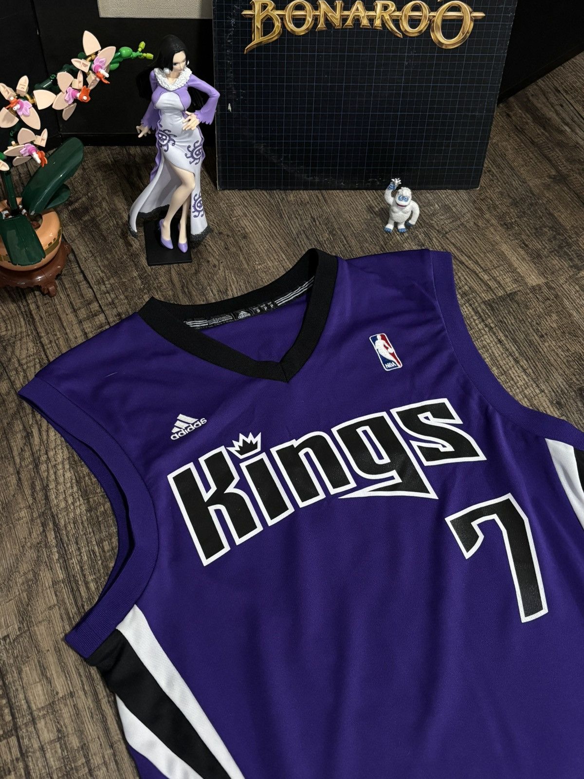 Adidas 2011 Jimmer Fredette Sacramento Kings Adidas Jersey Small Size US S / EU 44-46 / 1 - 2 Thumbnail