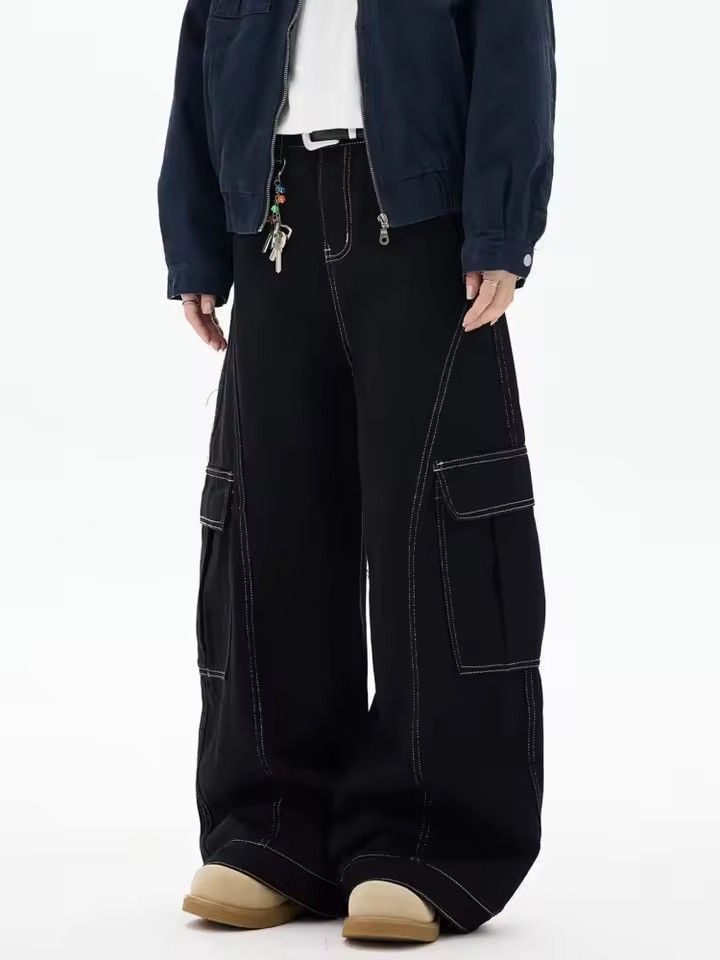 Japanese Brand VIBE Multi-Pocket Cargo Pants Size US 26 / EU 42 - 7 Thumbnail
