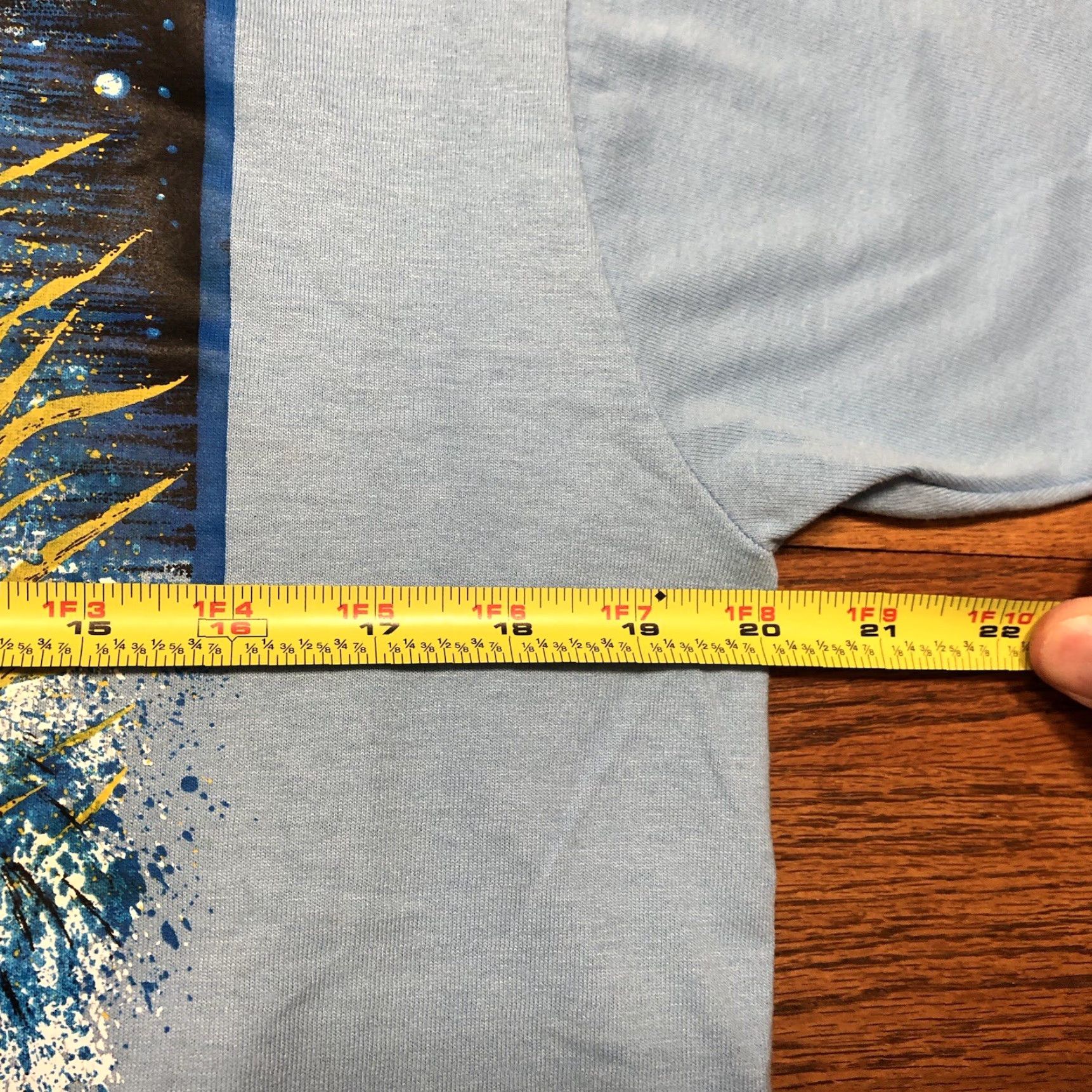 Vintage VTG Screen Stars Best Shirt Mens L Blue Graphic Print 80s 90s Fish Outdoor Fishing Bass Walleye Classic Dad Short Sleeve Crew Neck Slim Size US L / EU 52-54 / 3 - 6 Thumbnail