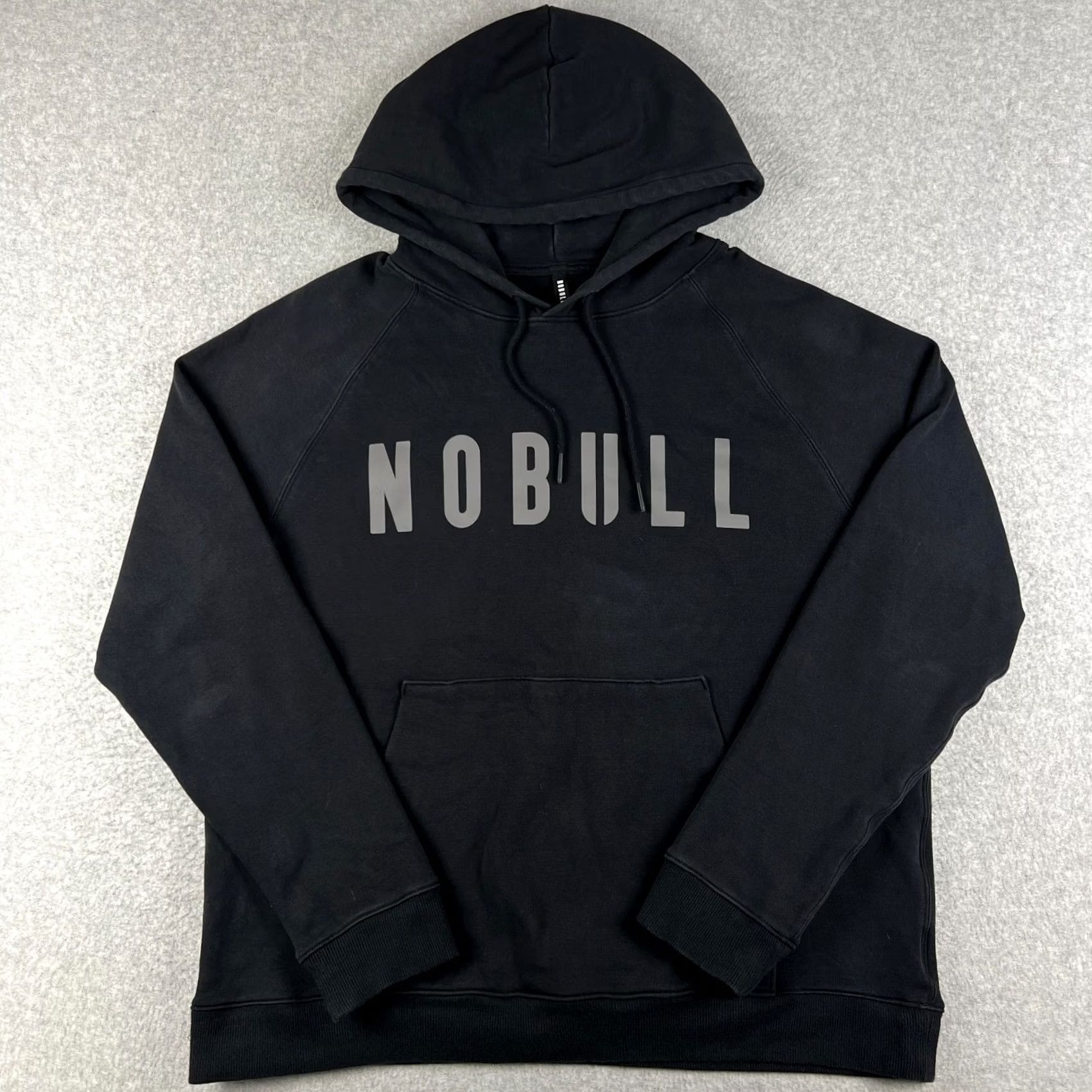 Vintage NOBULL Hoodie Pullover Sweatshirt Graphic Logo Performance XL Mens Black Gym Size US XL / EU 56 / 4 - 2 Thumbnail