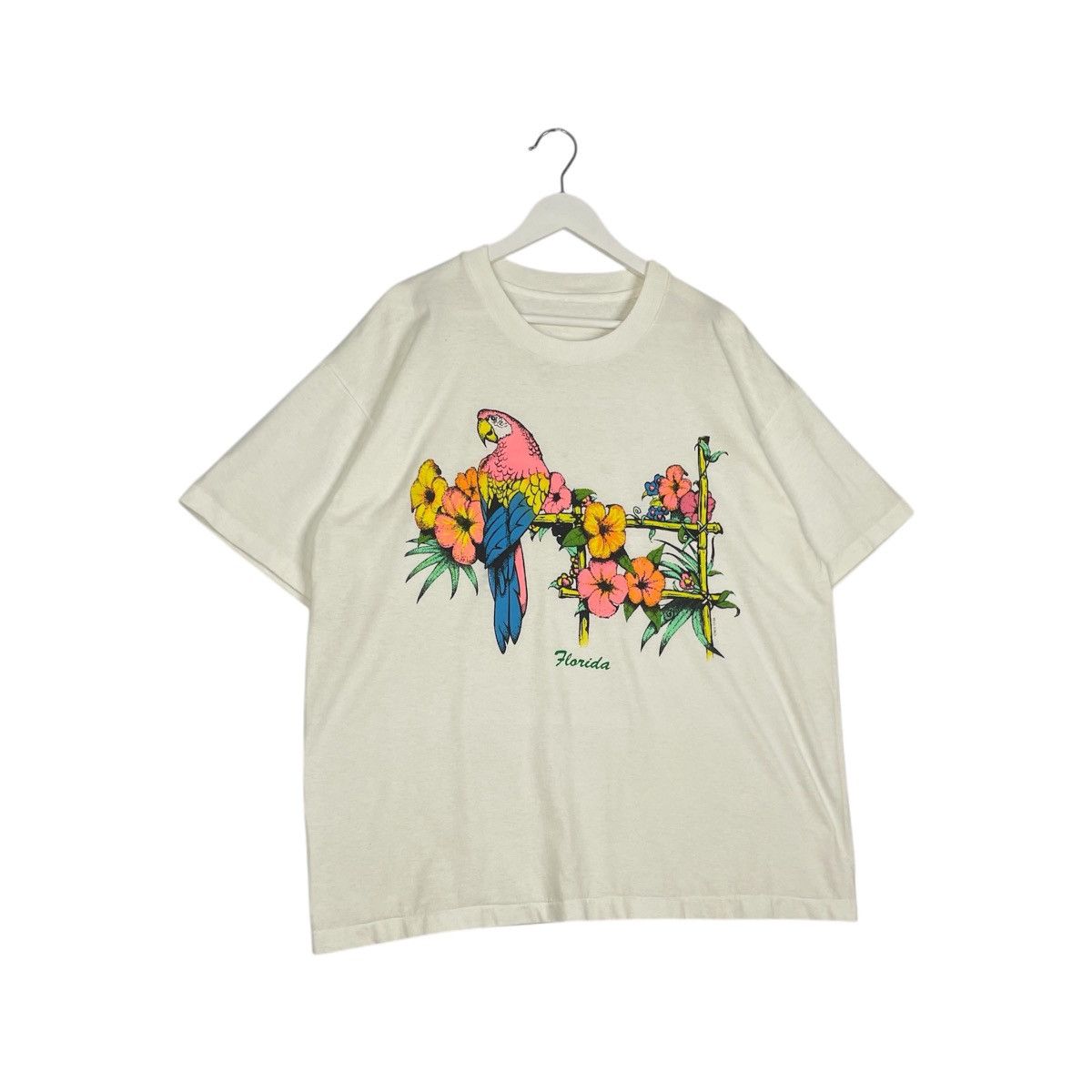 Designer × Vintage Vintage tropical bird shirt parrot florida Size L Size US L / EU 52-54 / 3 - 4 Thumbnail