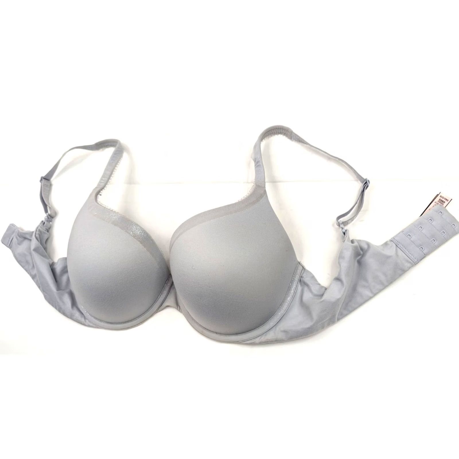 Victoria's Secret Victoria's Secret Body By Victoria Perfect Shape Bra 34D Dusty Blue Glitter Shirt Women's 34D Dusty Blue Glitter Size ONE SIZE - 2 Thumbnail