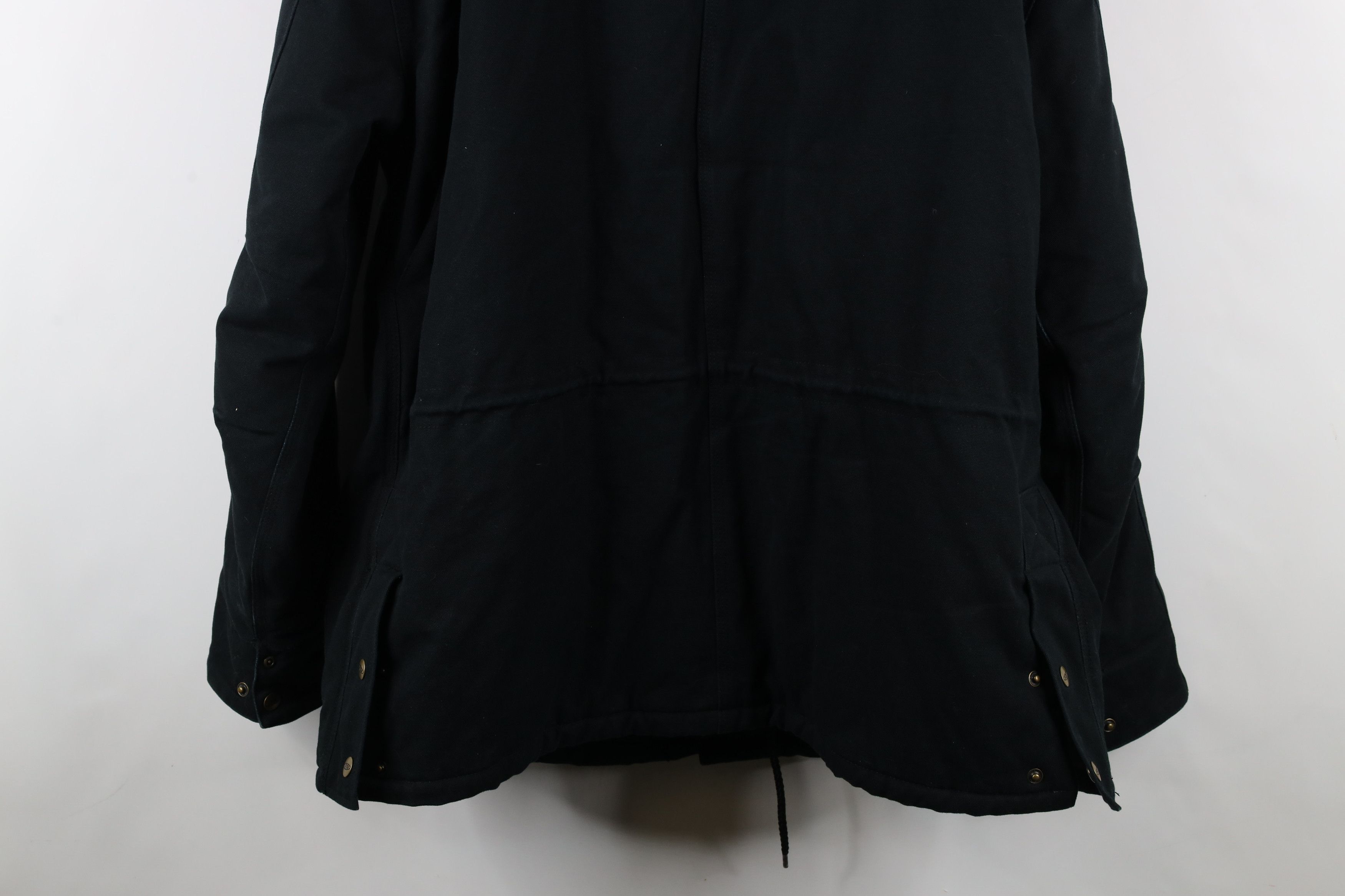 Vintage Vintage Y2K Streetwear Lined Canvas Chore Barn Jacket Black Size US XL / EU 56 / 4 - 15 Thumbnail