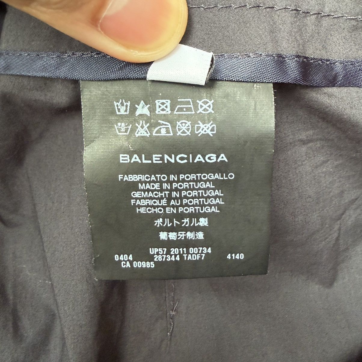 Balenciaga Balenciaga Pleated Metal Logo Pants Size 32" / US 10 / IT 46 - 8 Thumbnail