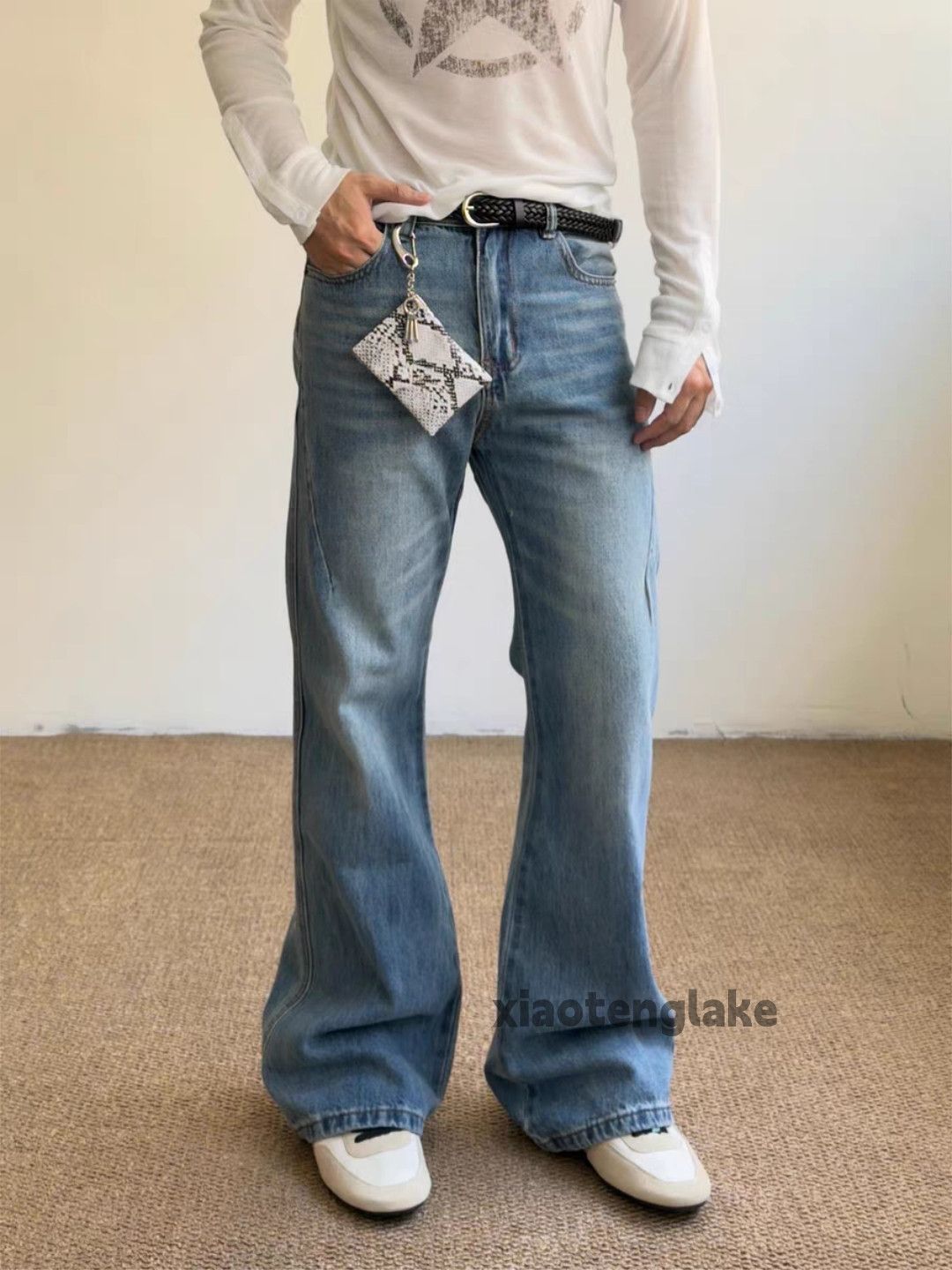 Jean Custom junyawatanabe Prada style distressed flared jeans Size US 30 / EU 46 - 4 Thumbnail