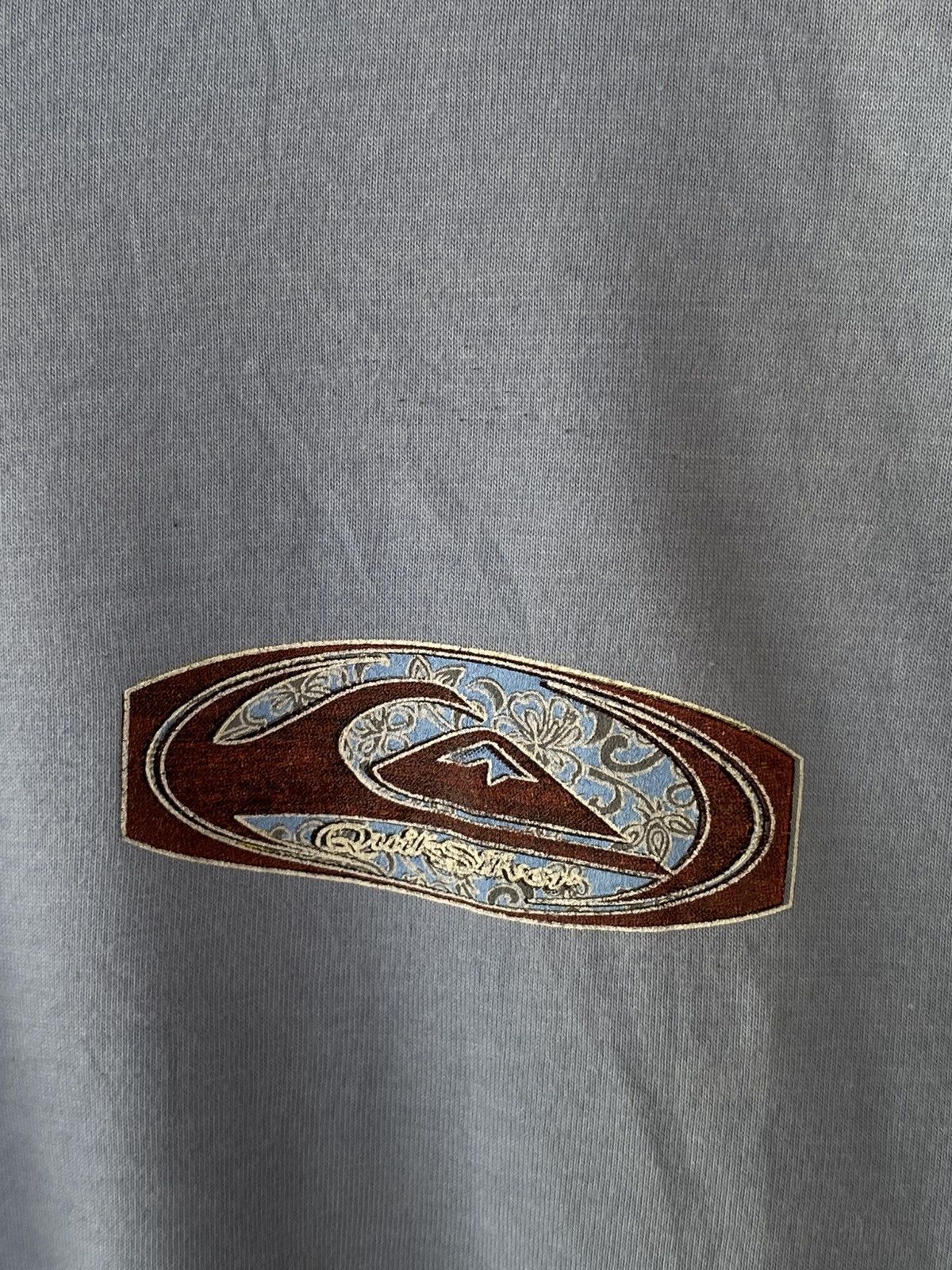 Quiksilver Vintage 90s Quiksilver Backhit Logo Surfing Tees Size US L / EU 52-54 / 3 - 5 Thumbnail