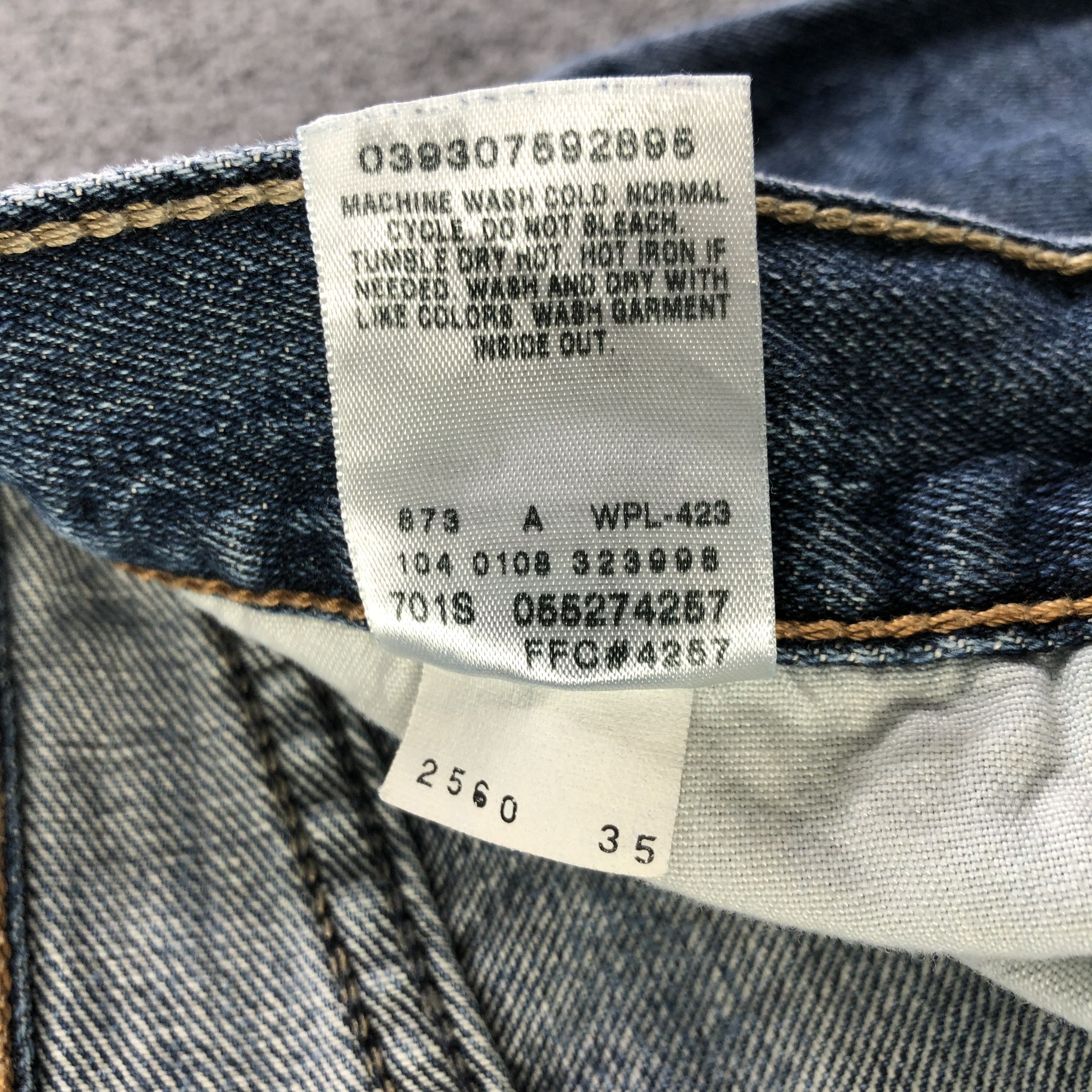 Levi's Vintage Blue Wash Levis 527 Jeans-J3401 Size 36" / US 14 / IT 50 - 11 Thumbnail