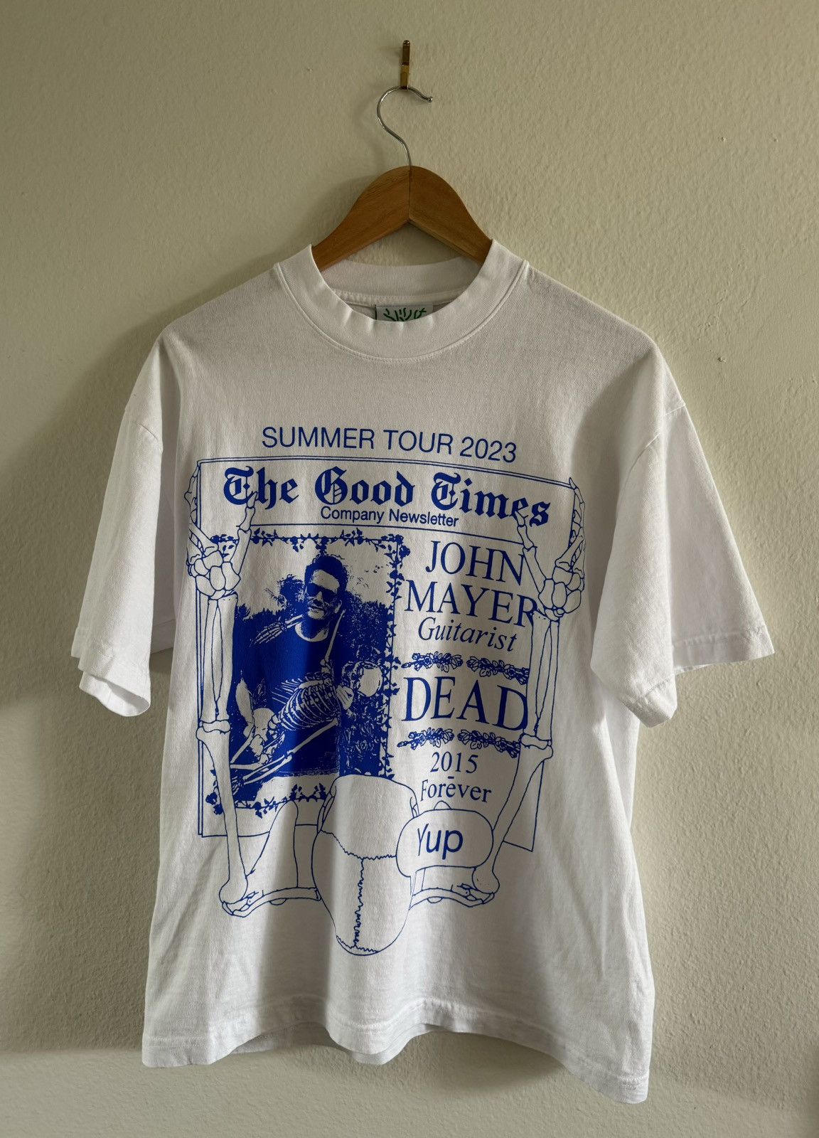 image of Online Ceramics John Mayer Dead in White, Men's (Size Medium)