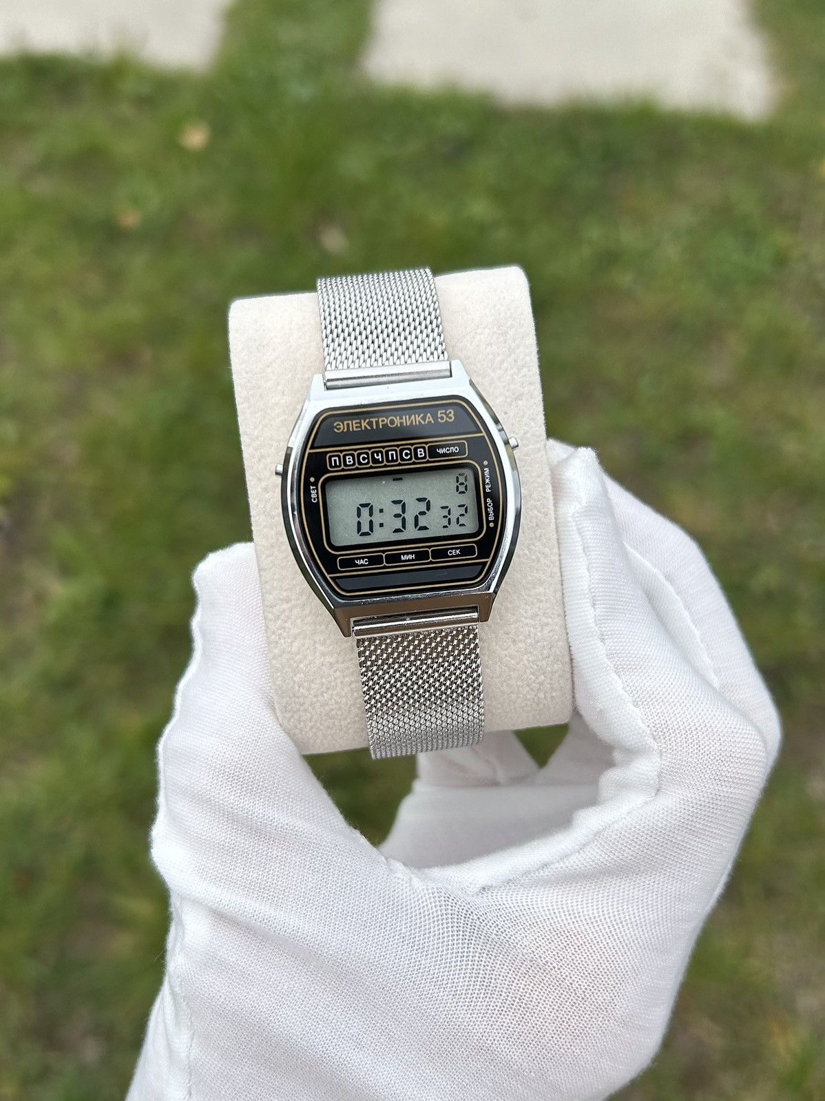 Vintage Watch Watches Vintage New Watch Elektronika USSR Soviet Digital 1980s Grailed