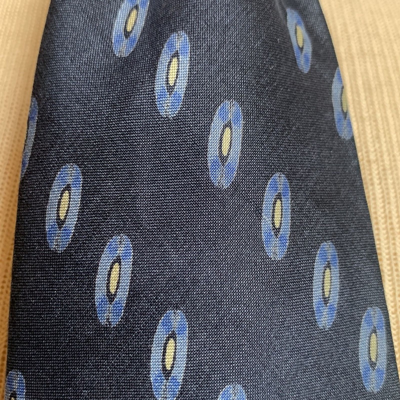 TED LAPIDUS Ted Lapidus Paris Cravatte abstract modernist 100% silk tie Size ONE SIZE - 2 Thumbnail