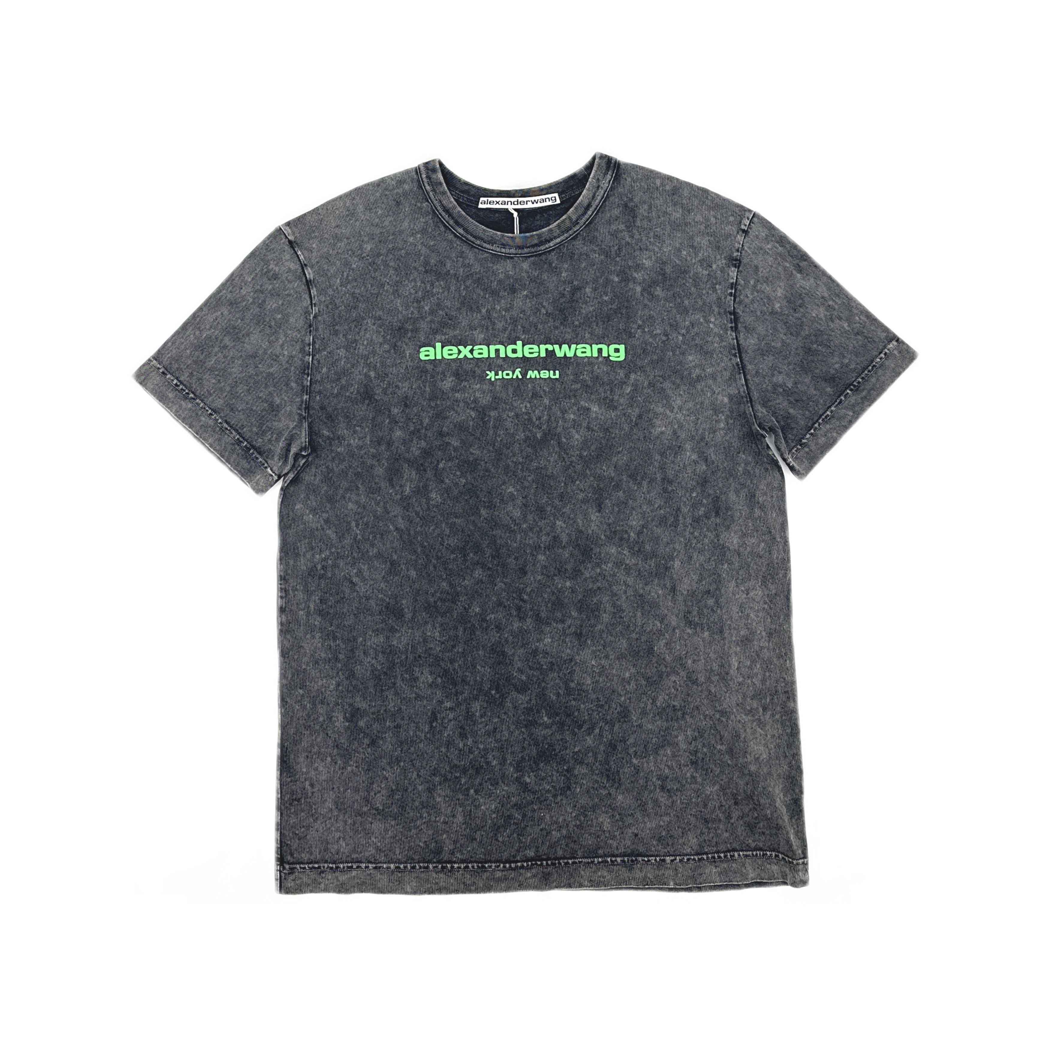 Alexander Wang Alexander Wang Acid Wash Logo T-Shirt Size M Size M / US 6-8 / IT 42-44 - 1 Thumbnail