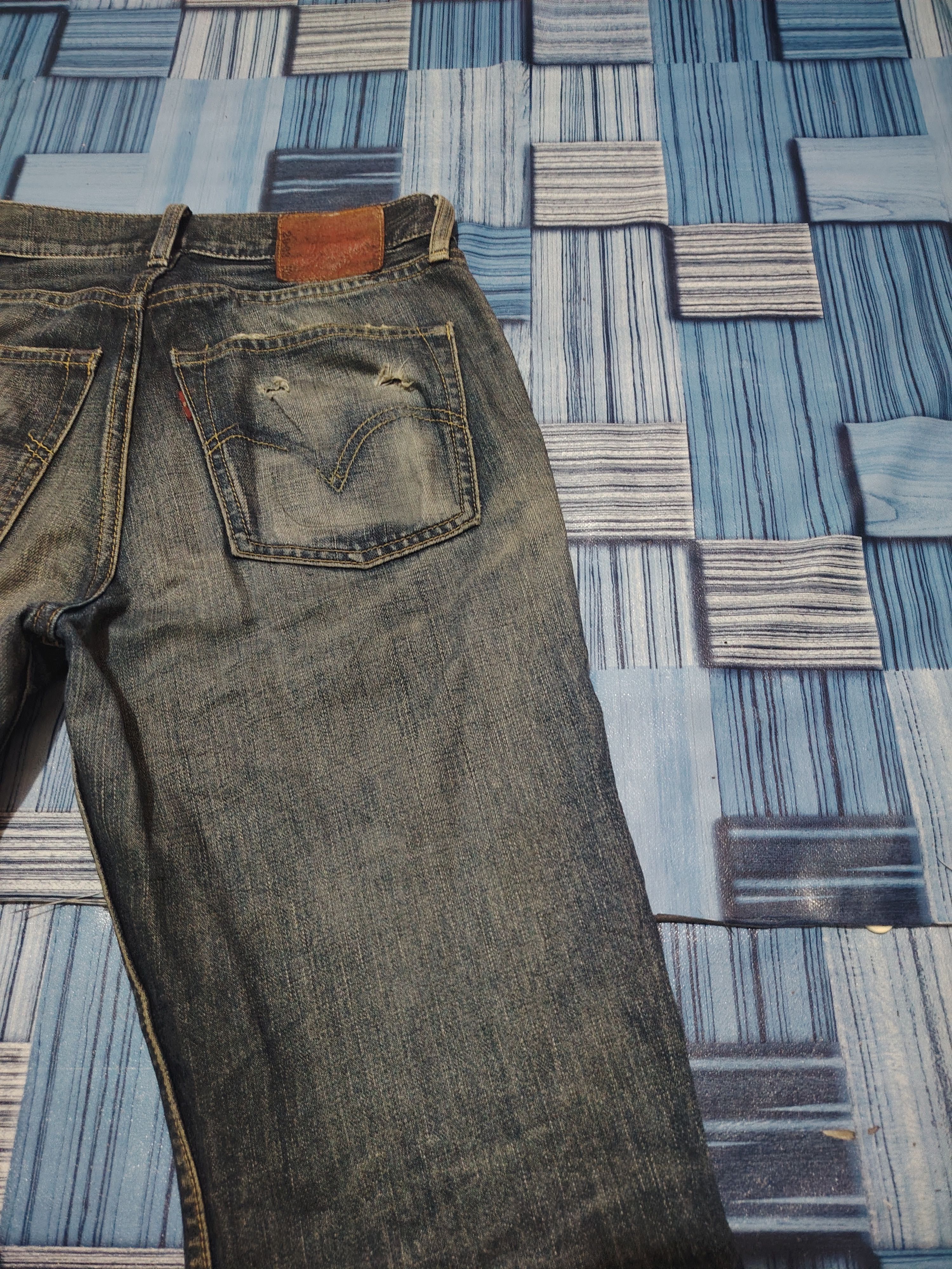 Levi's Vtg Levis 502 Distressed Jeans Size US 29 - 13 Thumbnail