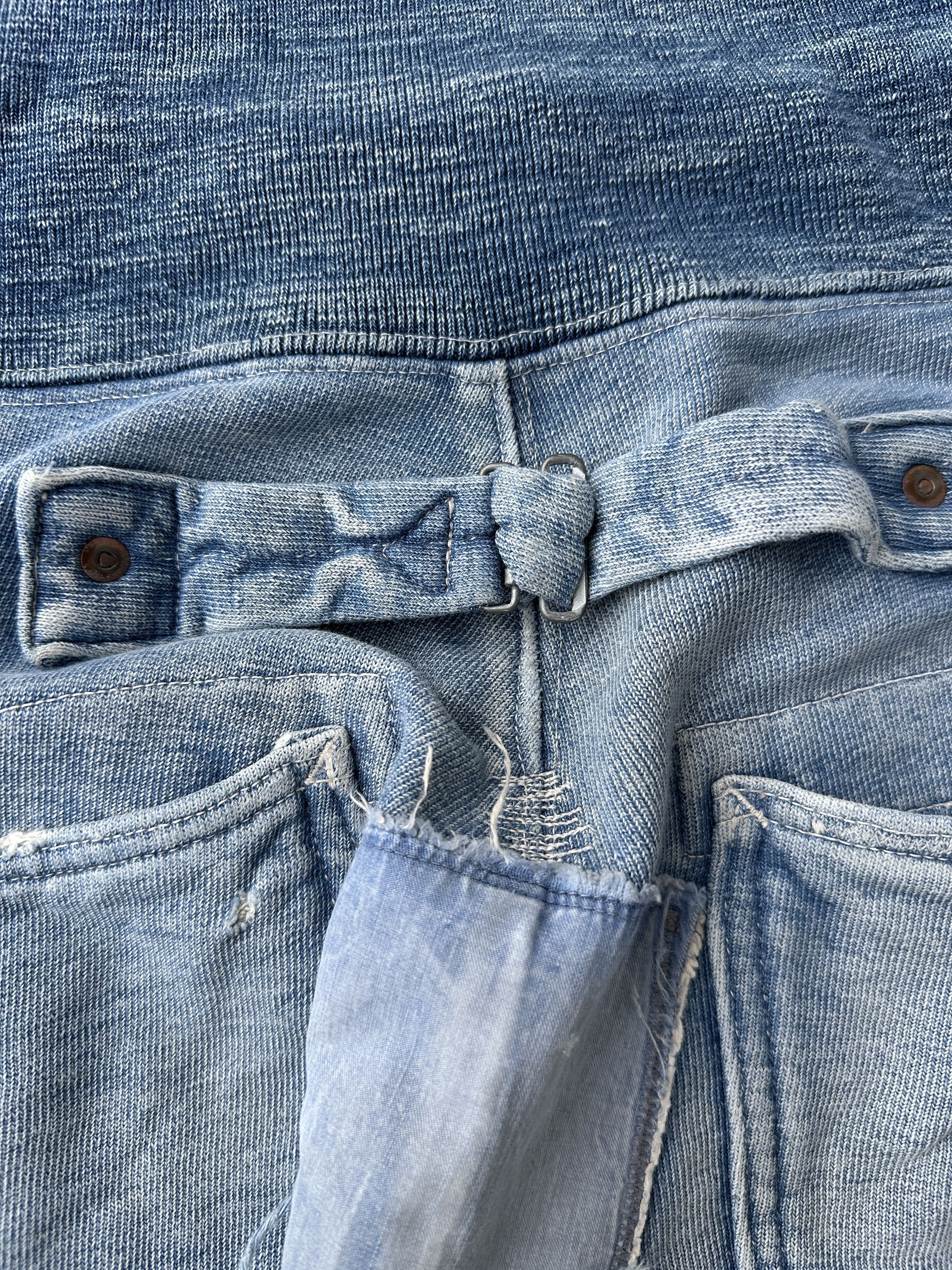 Kapital Kountry 2009 Buckleback denim Old man and the sea Boro Sweatpants Size US 33 - 10 Thumbnail