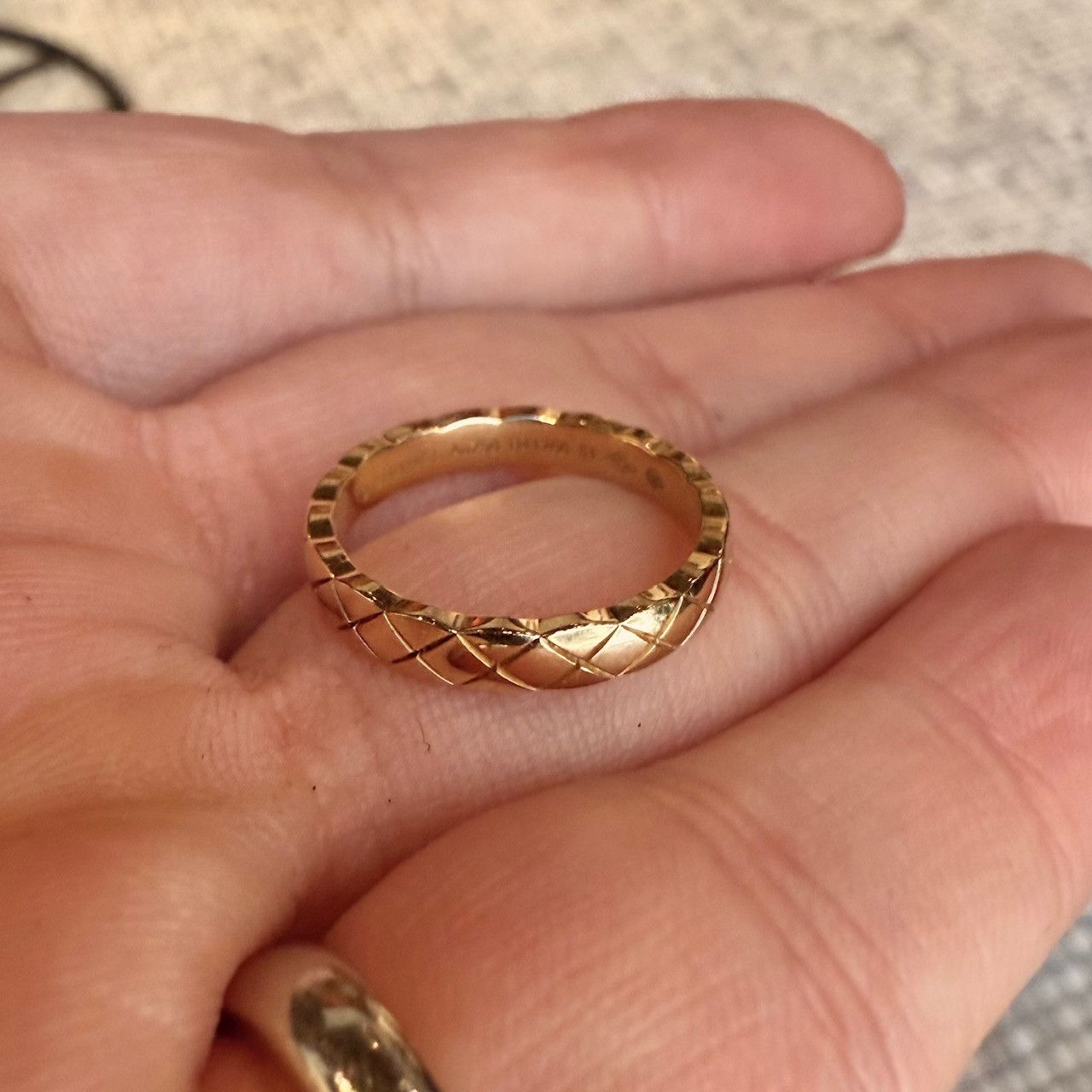 Chanel Chanel Coco Crush Mini Version Yellow Gold Ring Size ONE SIZE - 10 Thumbnail