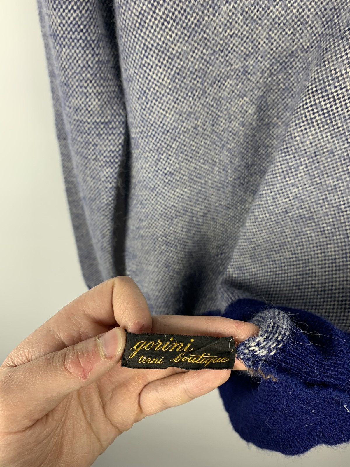 TED LAPIDUS TED LAPIDUS V-Neck Wool Archival Sweater Men’s Size M Blue Size US M / EU 48-50 / 2 - 6 Thumbnail