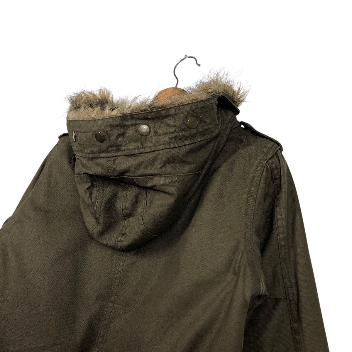 Japanese Brand TETSU Olive Military Oversized Parka / Deep Mods Shape Size US M / EU 48-50 / 2 - 11 Thumbnail