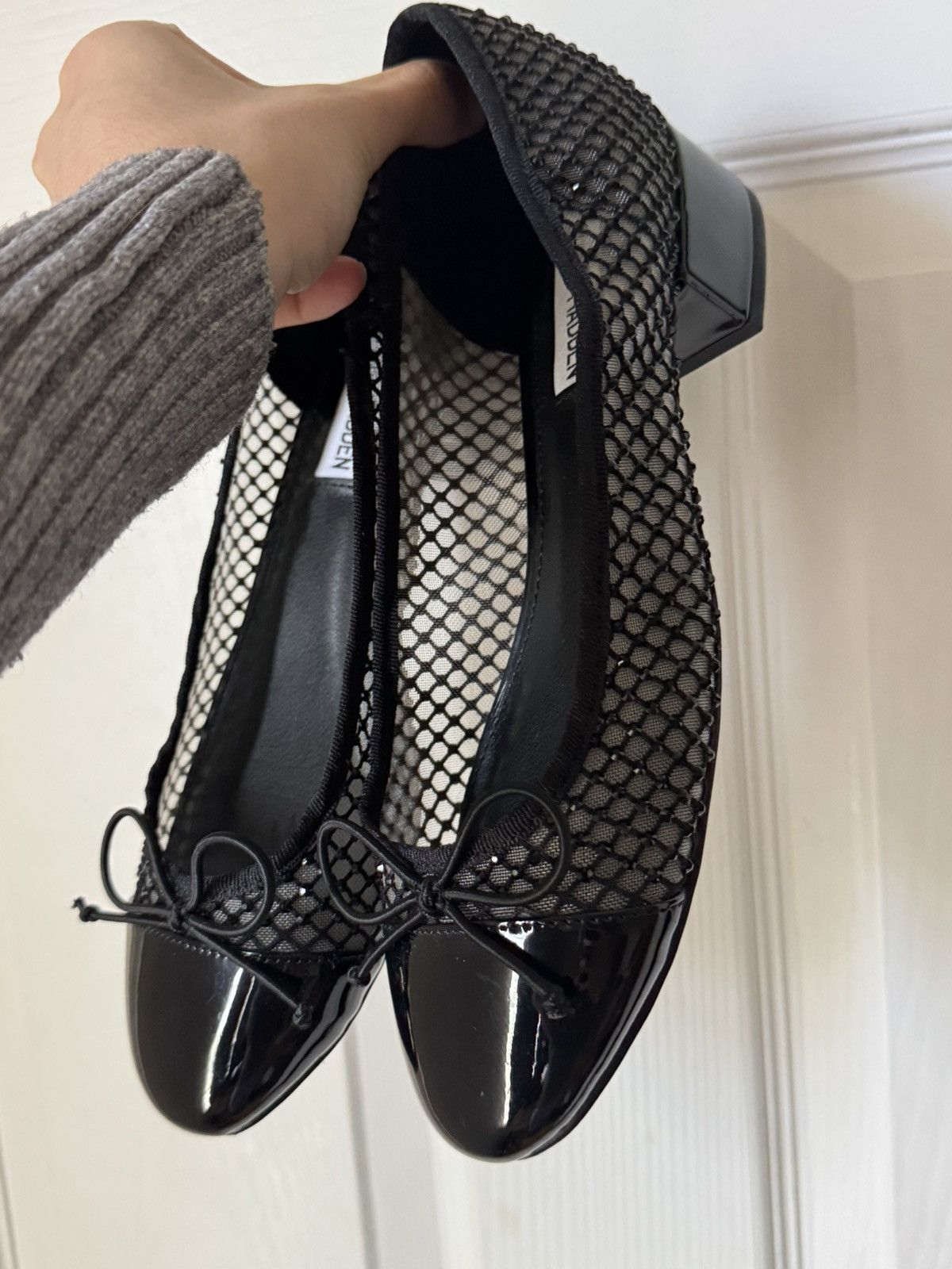 Steve Madden Steve Madden BabyDoll Heels, Black Embellished Lace Size US 9 / IT 39 - 4 Thumbnail