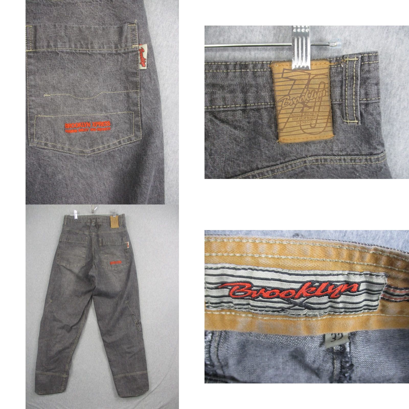 Express **Vintage Brooklyn Xpress Mens 32 Gray Baggy Hip Hop Jeans 2000s** User: Vintage Brooklyn Xpress Mens 32 Gray Baggy Hip Hop Jeans Y2K 2000s Size US 32 / EU 48 - 8 Thumbnail