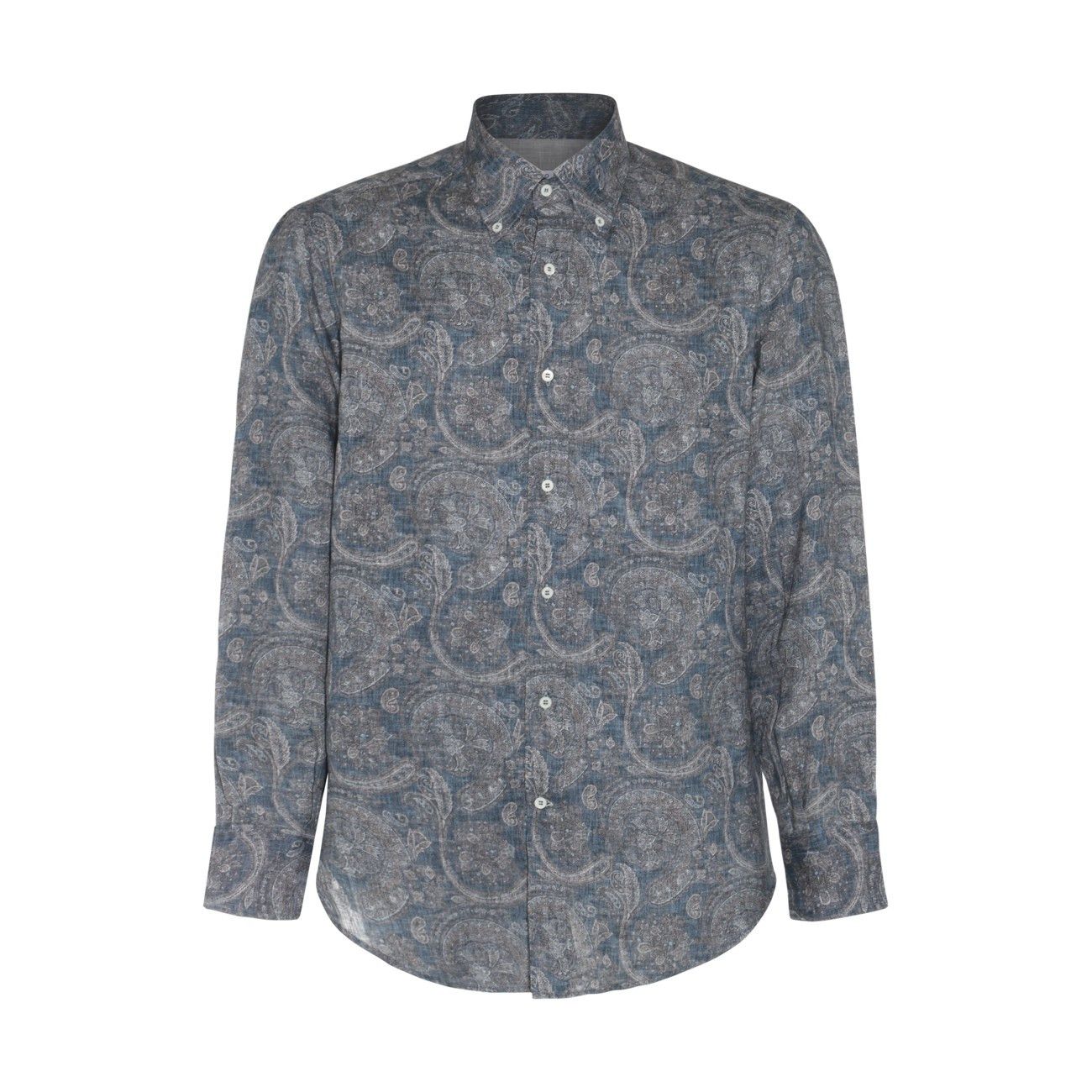 o1w1db10725 Basic Fit Shirt in Blue
