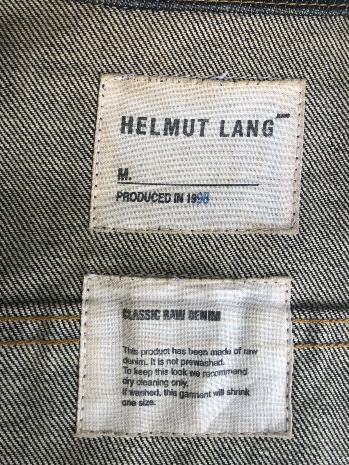 Lil Yachty Helmut Lang Denim Jacket Distressed Size US XS / EU 42 / 0 - 17 Thumbnail
